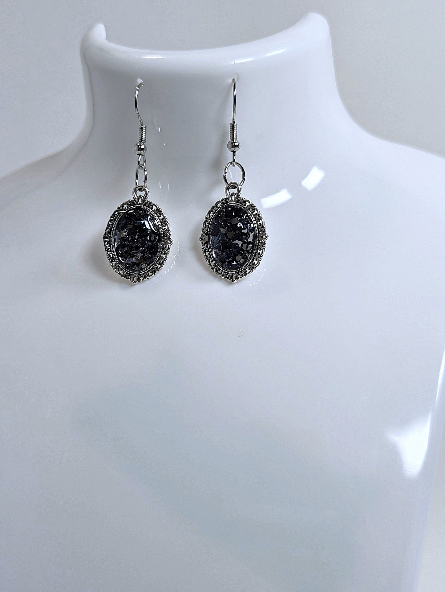 Resin Stone Earrings