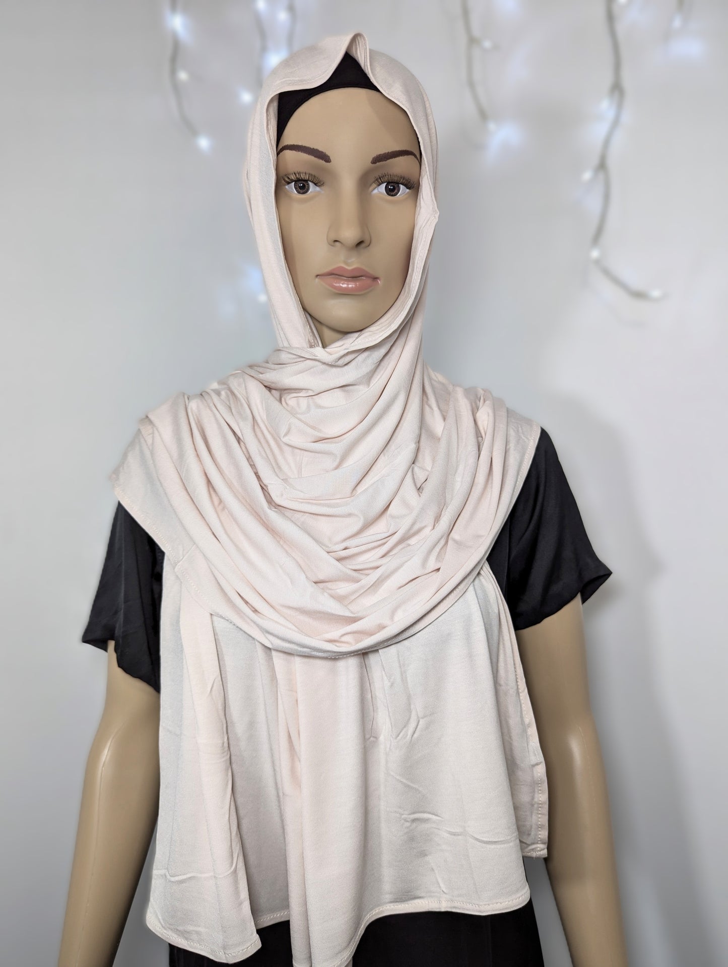 Plain Jersey Scarf -- Light Pink