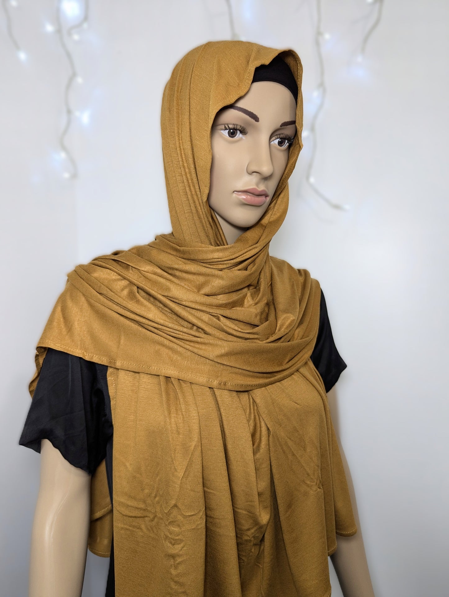 Plain Jersey Scarf -- Camel