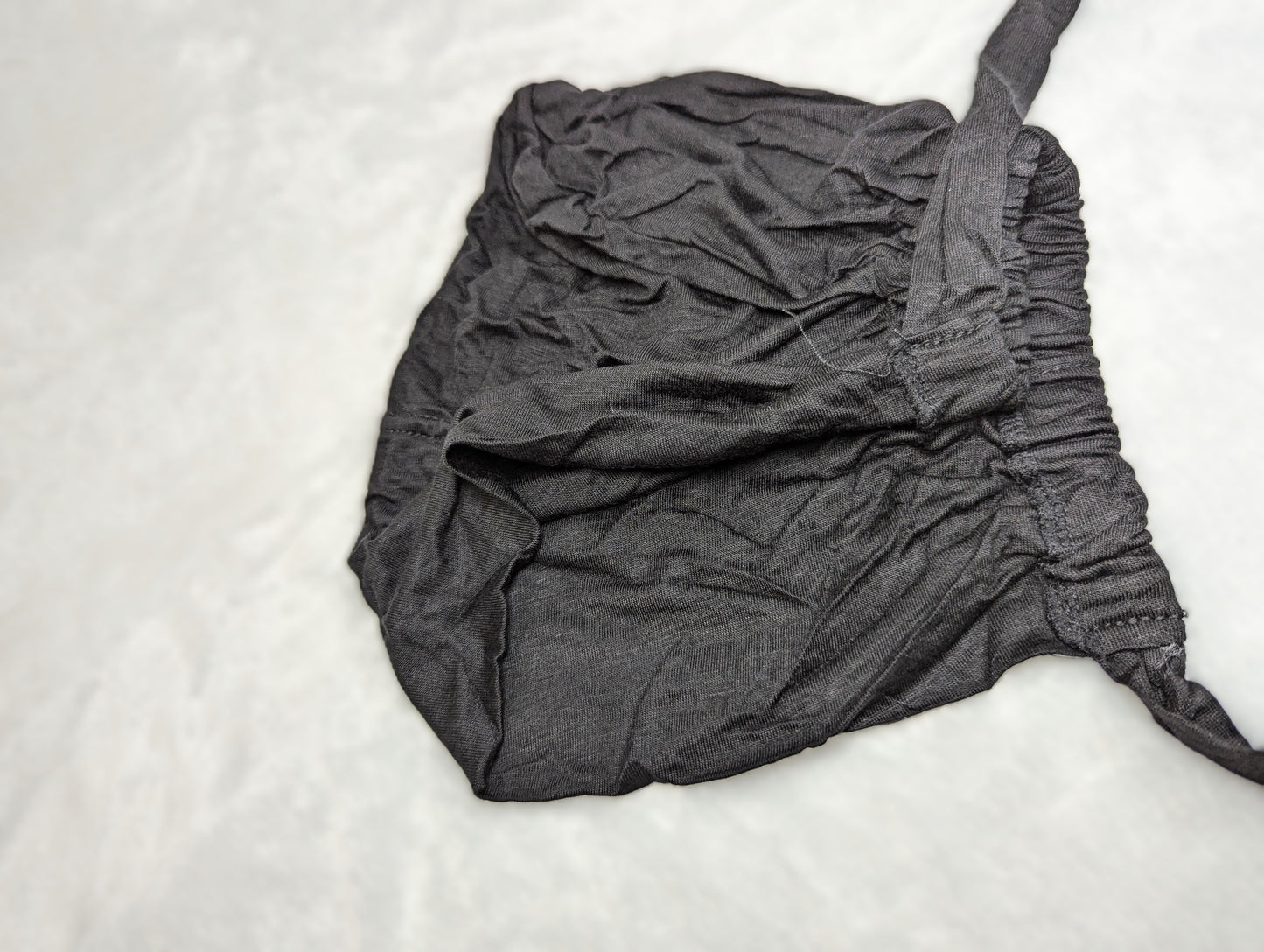 Inner Cap Tie Back -- Black