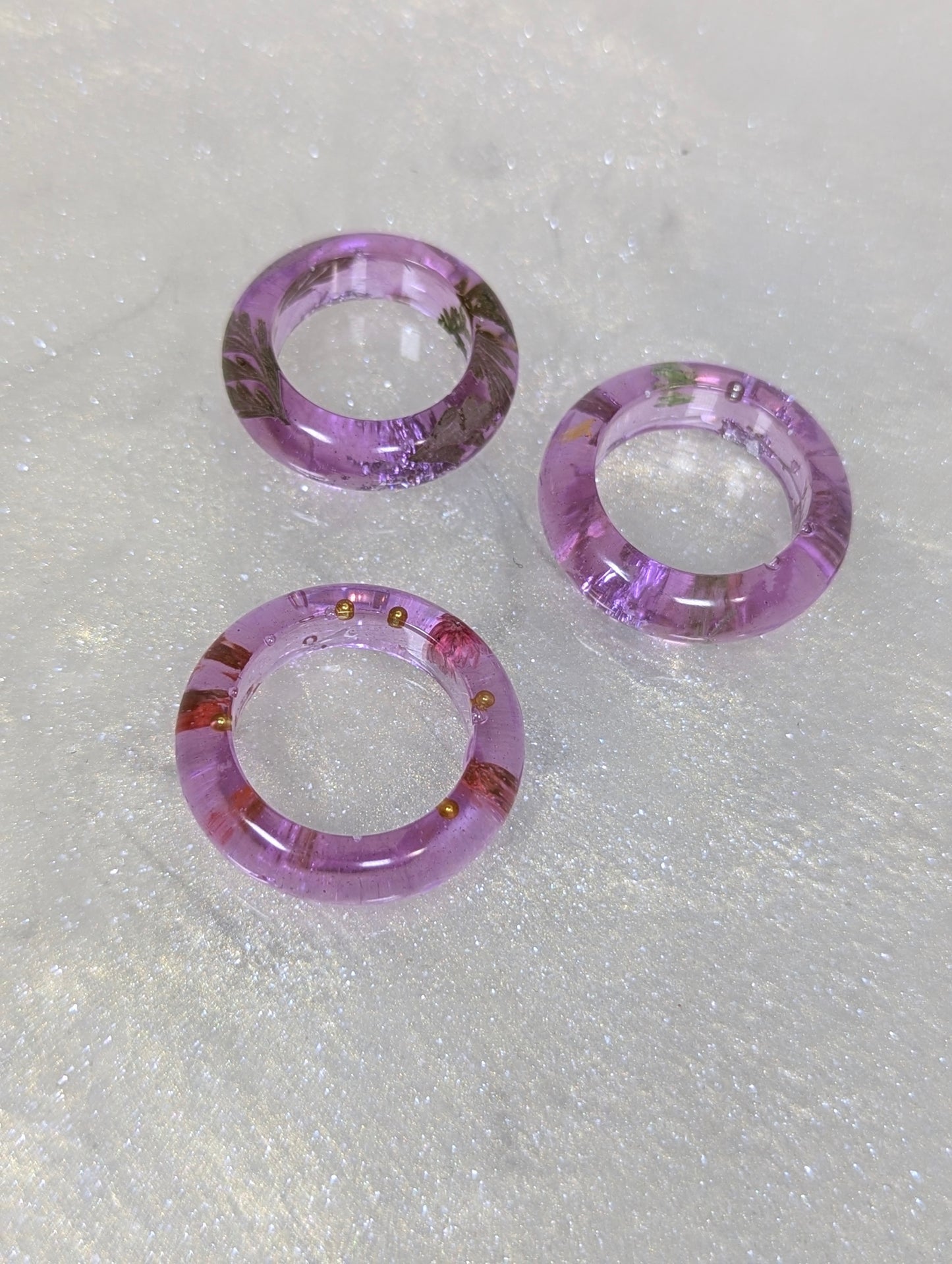 Lavender Color Resin Band