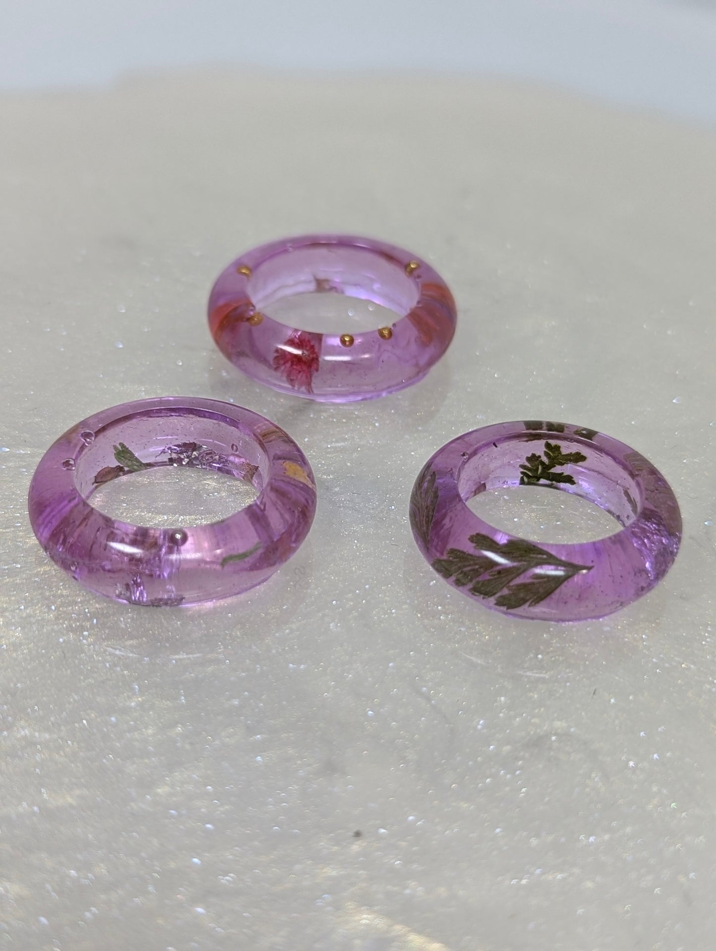Lavender Color Resin Band