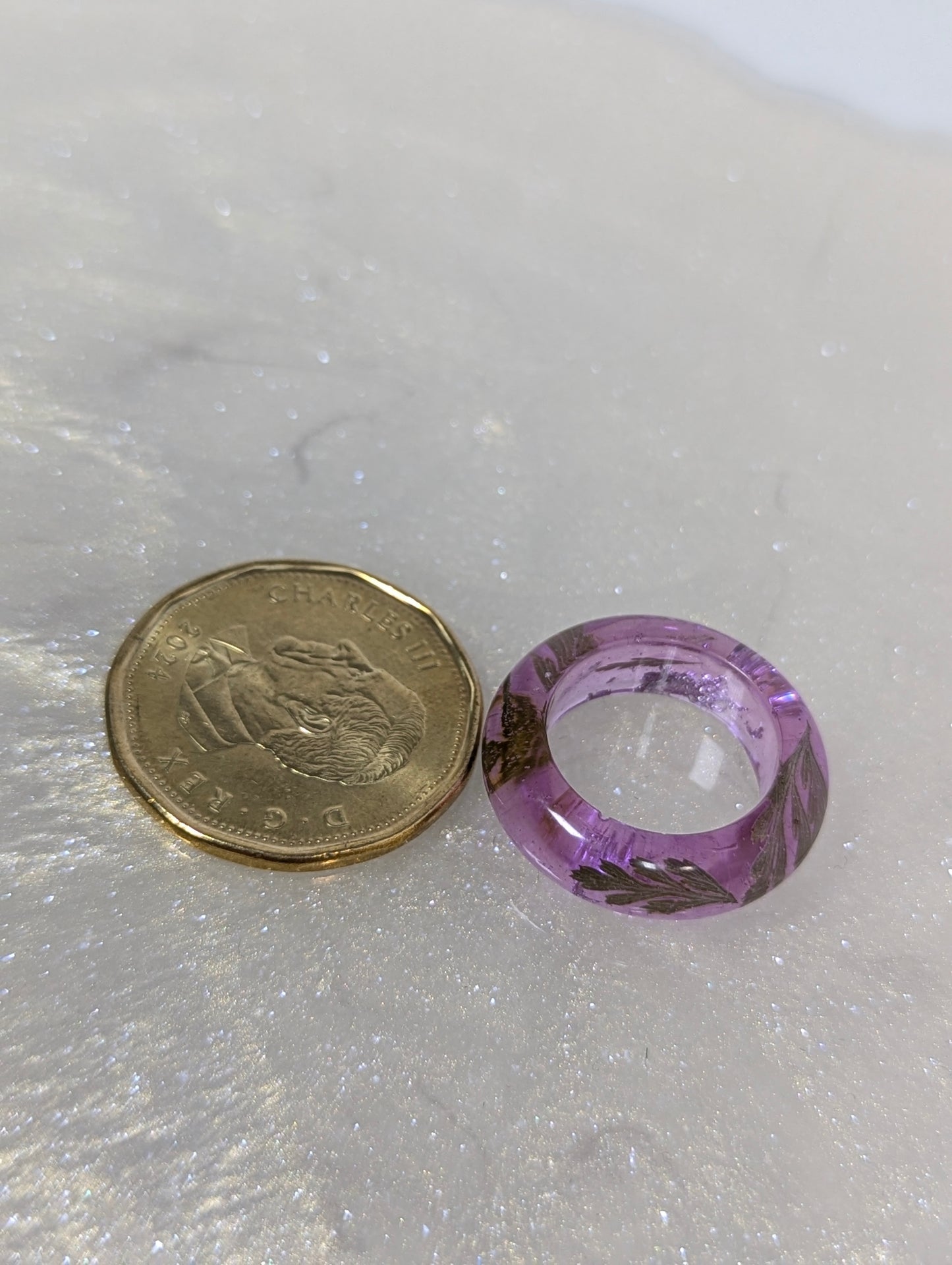 Lavender Color Resin Band