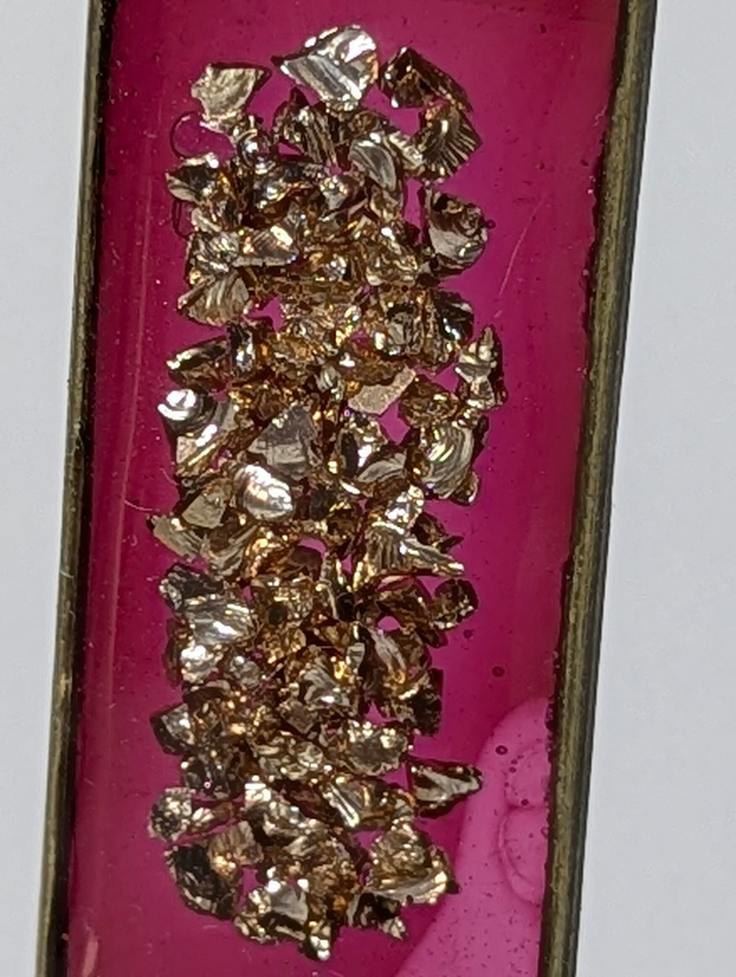 Gold Stones Resin Earrings