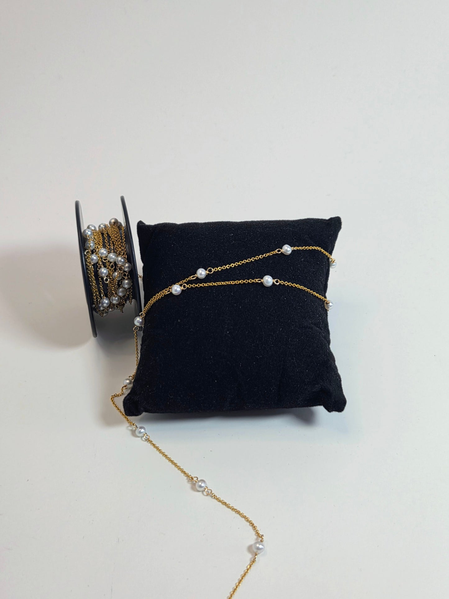 Gold-Filled Pearl Chain