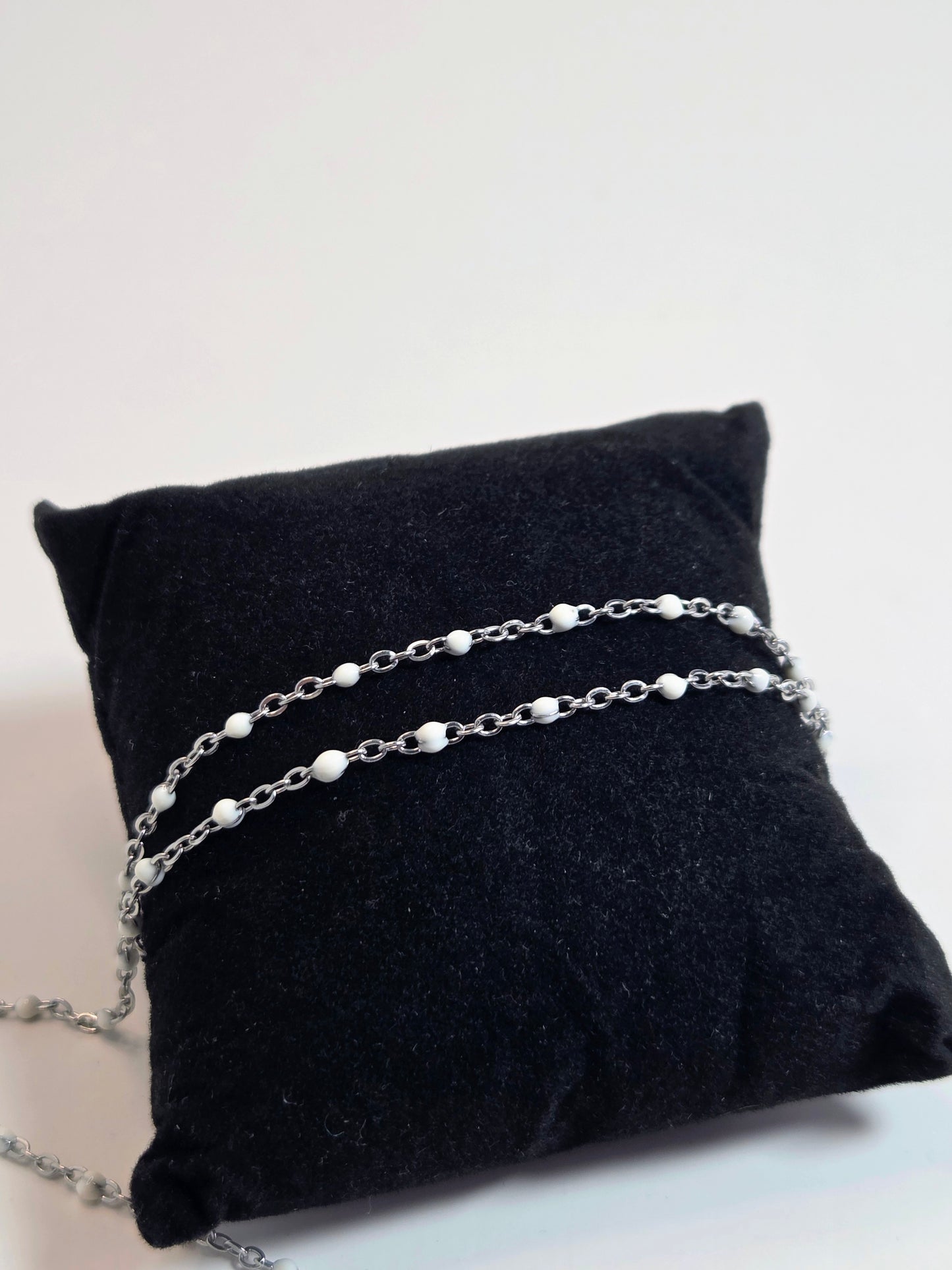White Stainless Steel Chain