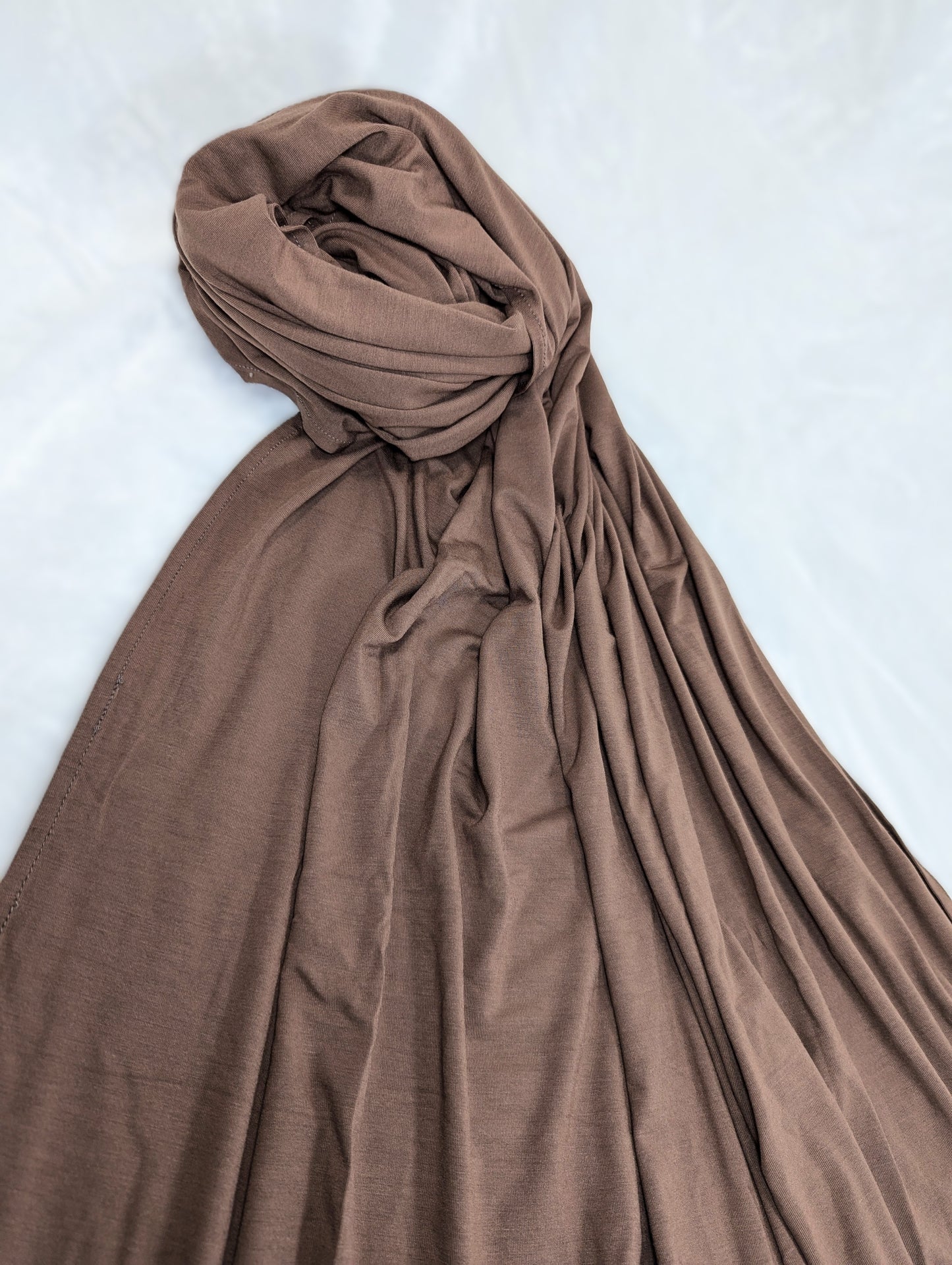 Plain Jersey Scarf -- Brown