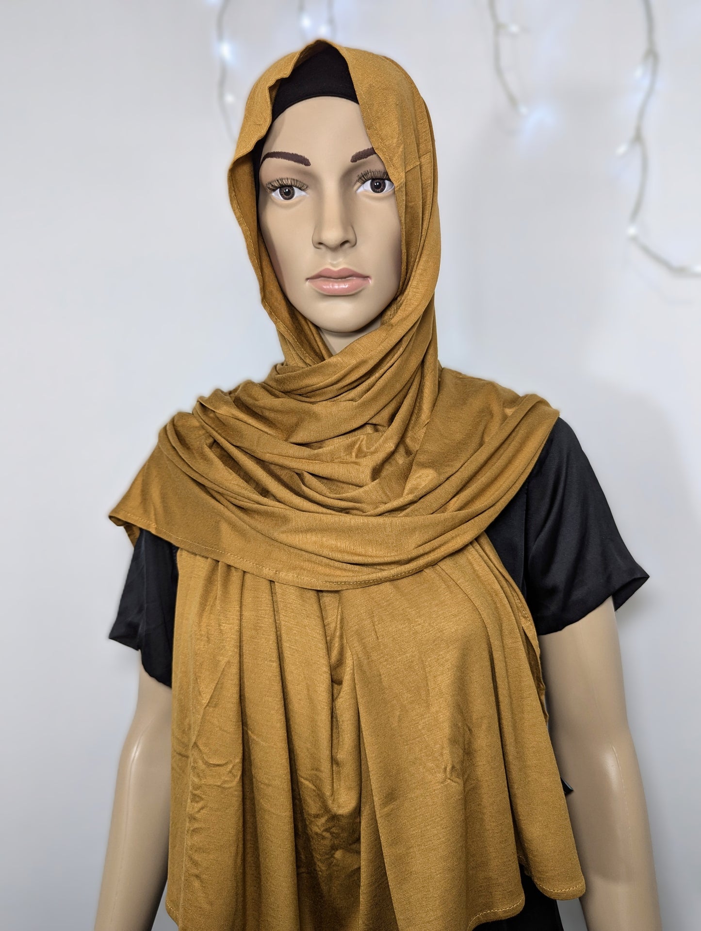Plain Jersey Scarf -- Camel