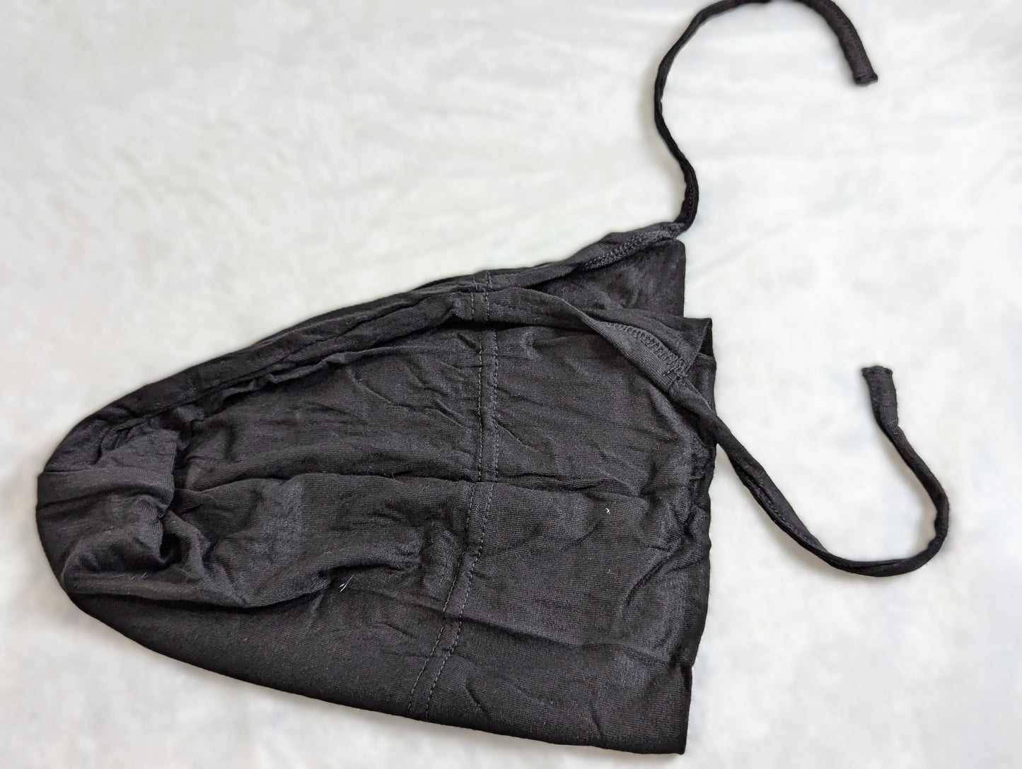 Inner Cap Tie Back Thin -- Black