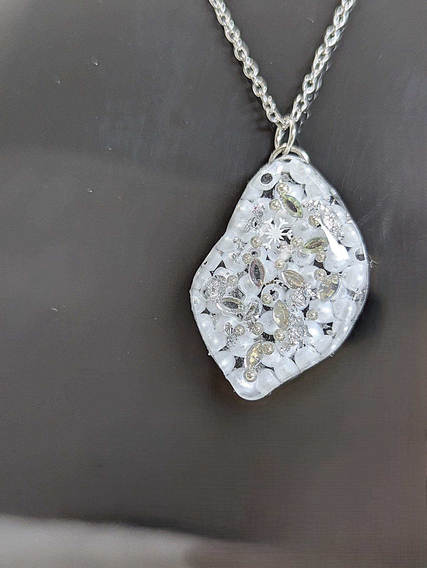 Pearl & Rhinestone Resin Jewelry