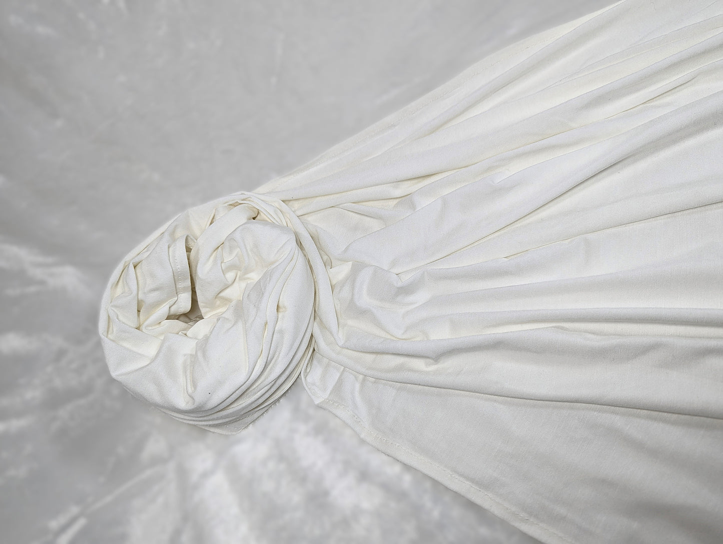 Plain Jersey Scarf -- White
