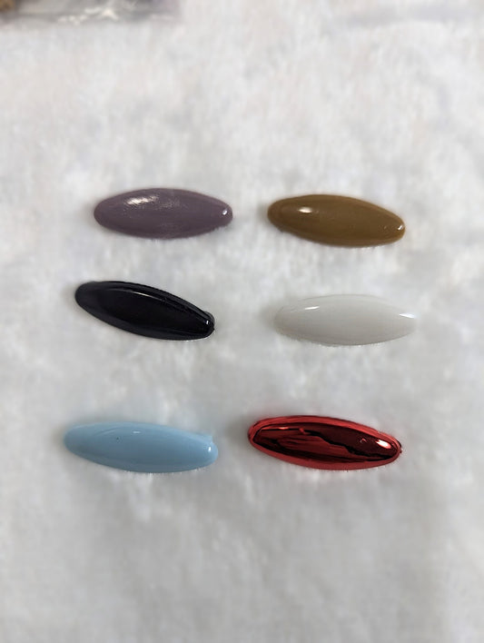 Oval-Shaped Plastic Safety Pins