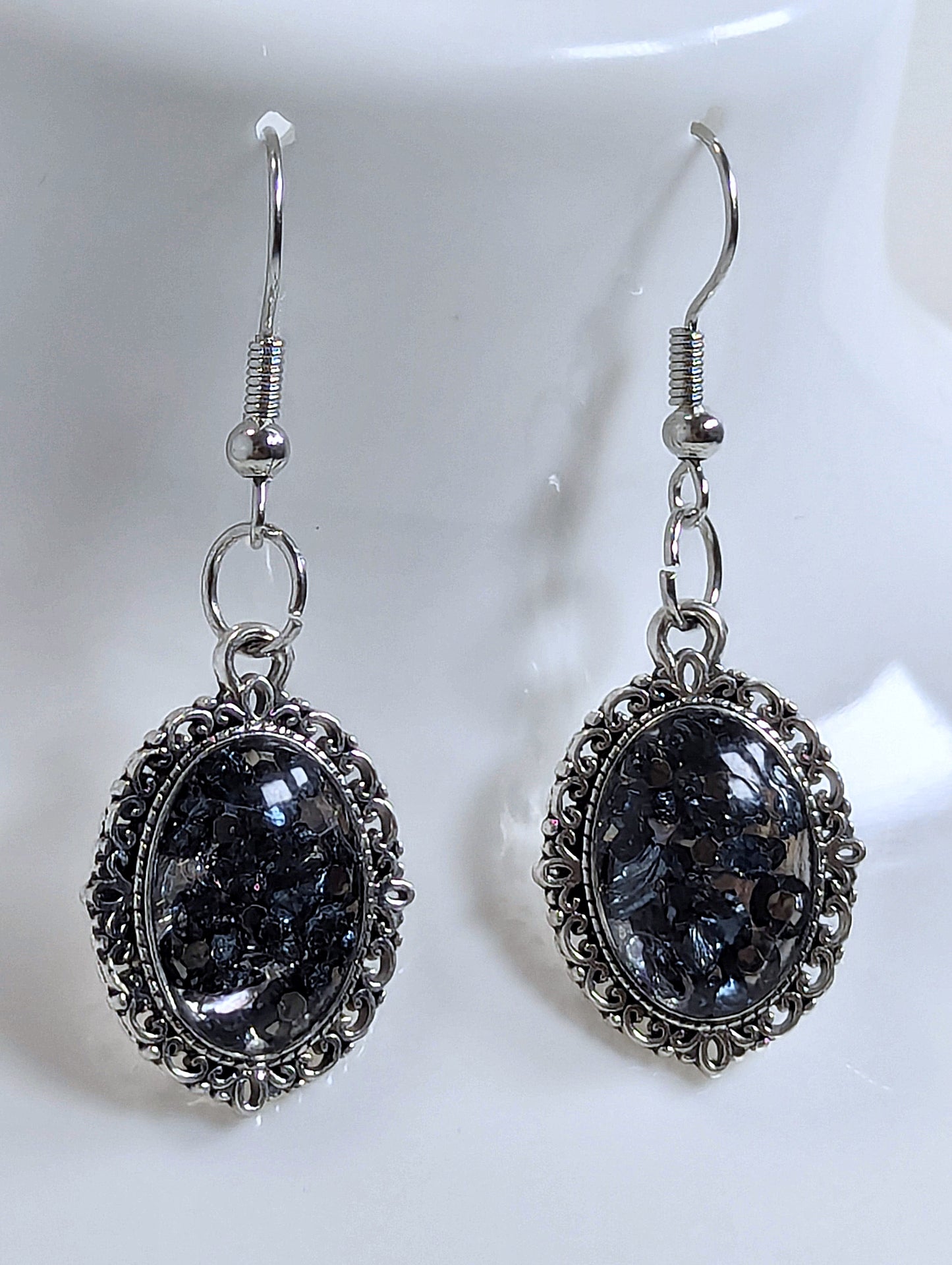Resin Stone Earrings