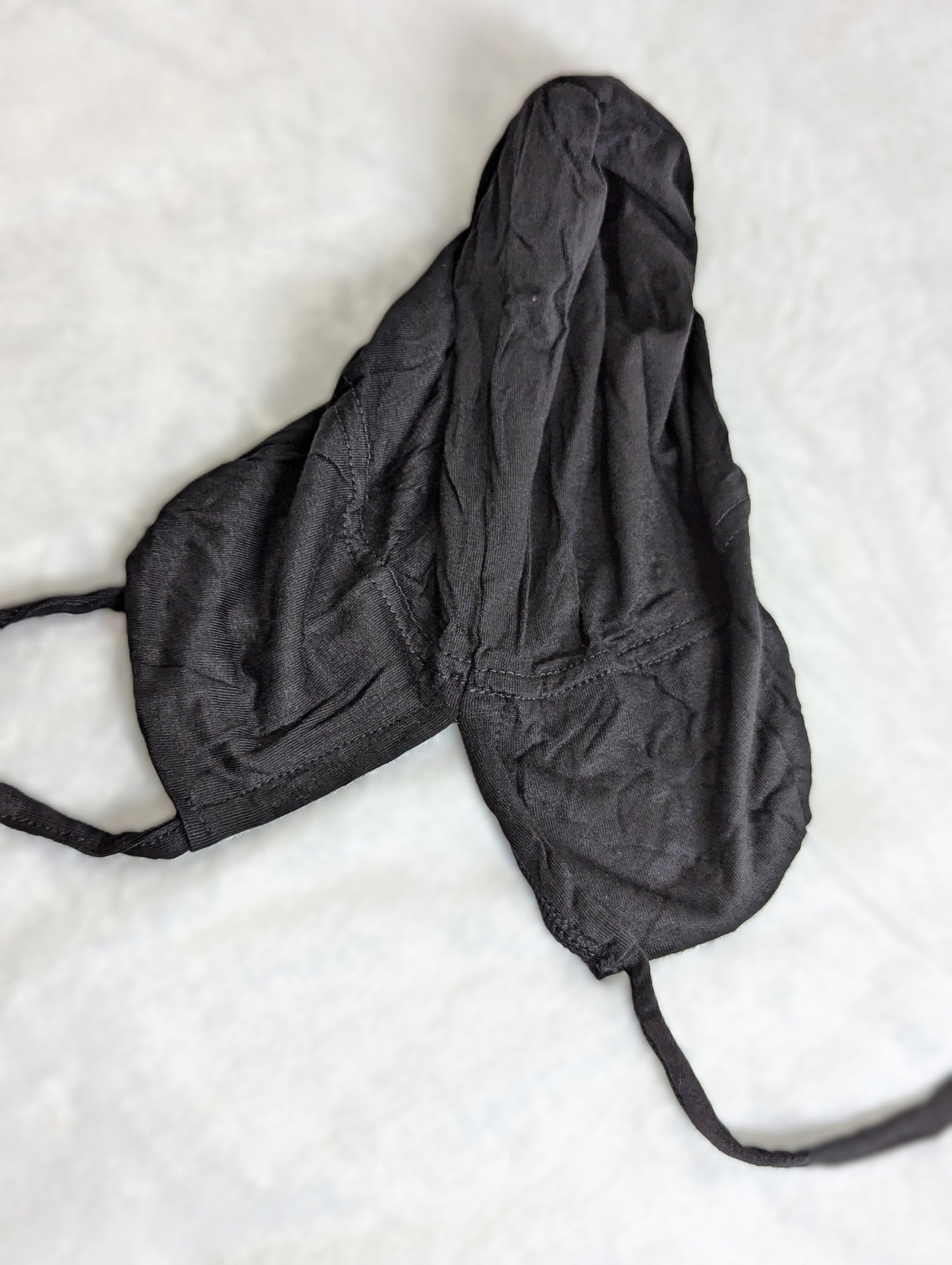 Inner Cap Tie Back Thin -- Black