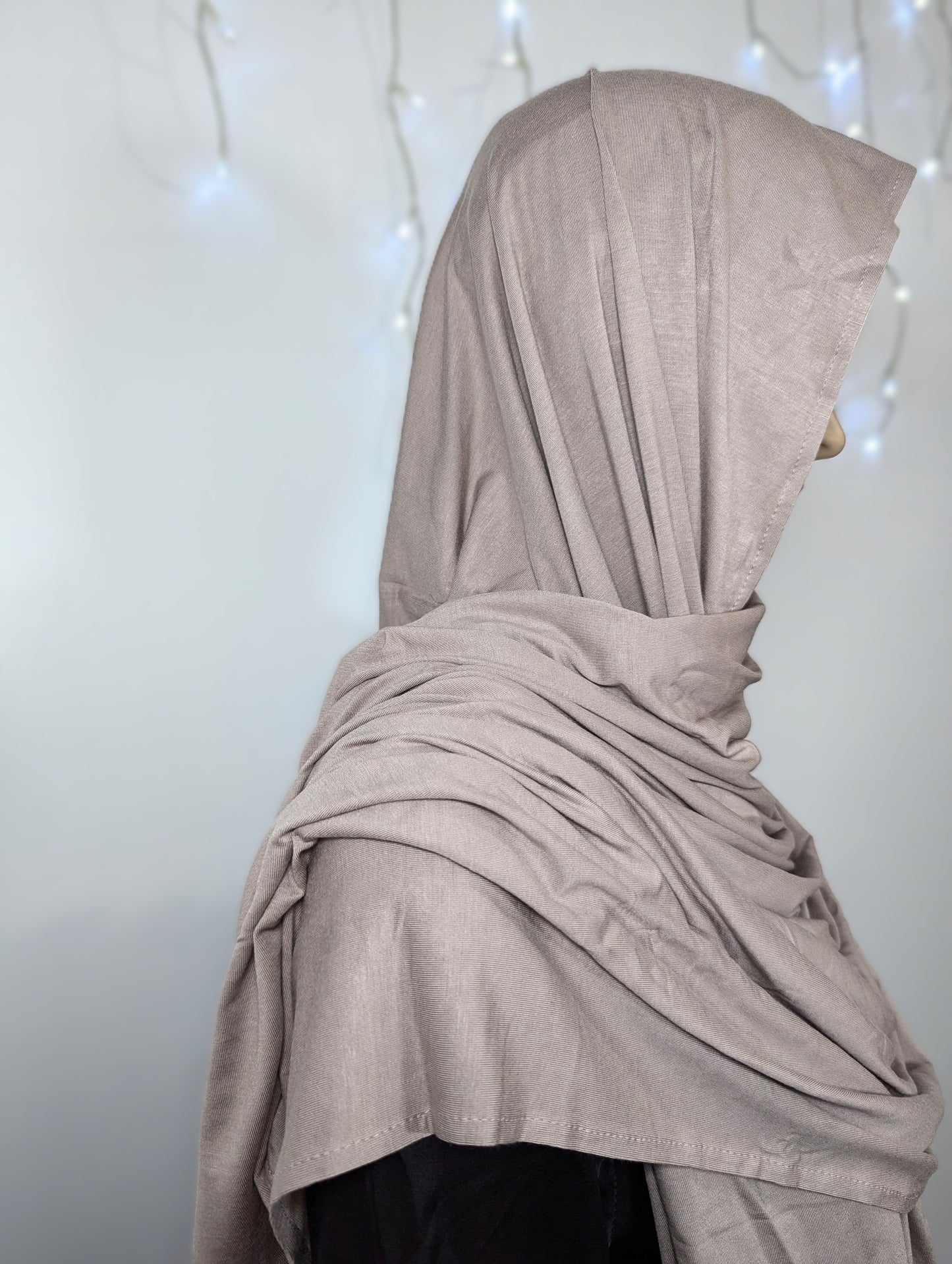 Plain Jersey Scarf -- Light Brown