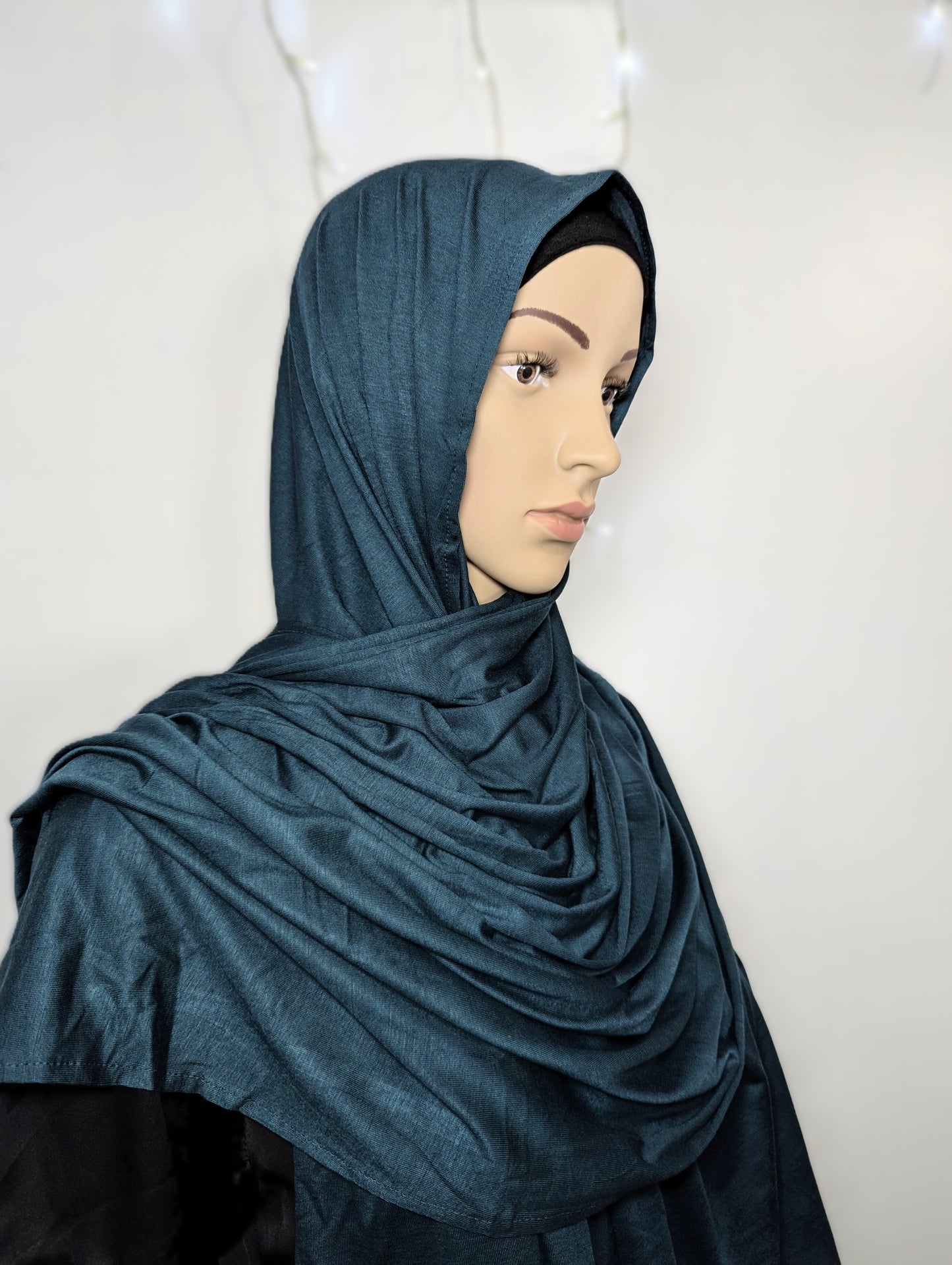 Plain Jersey Scarf -- Emerald Green