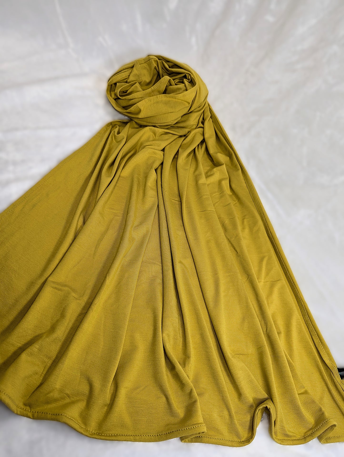 Plain Jersey Scarf -- Mustard