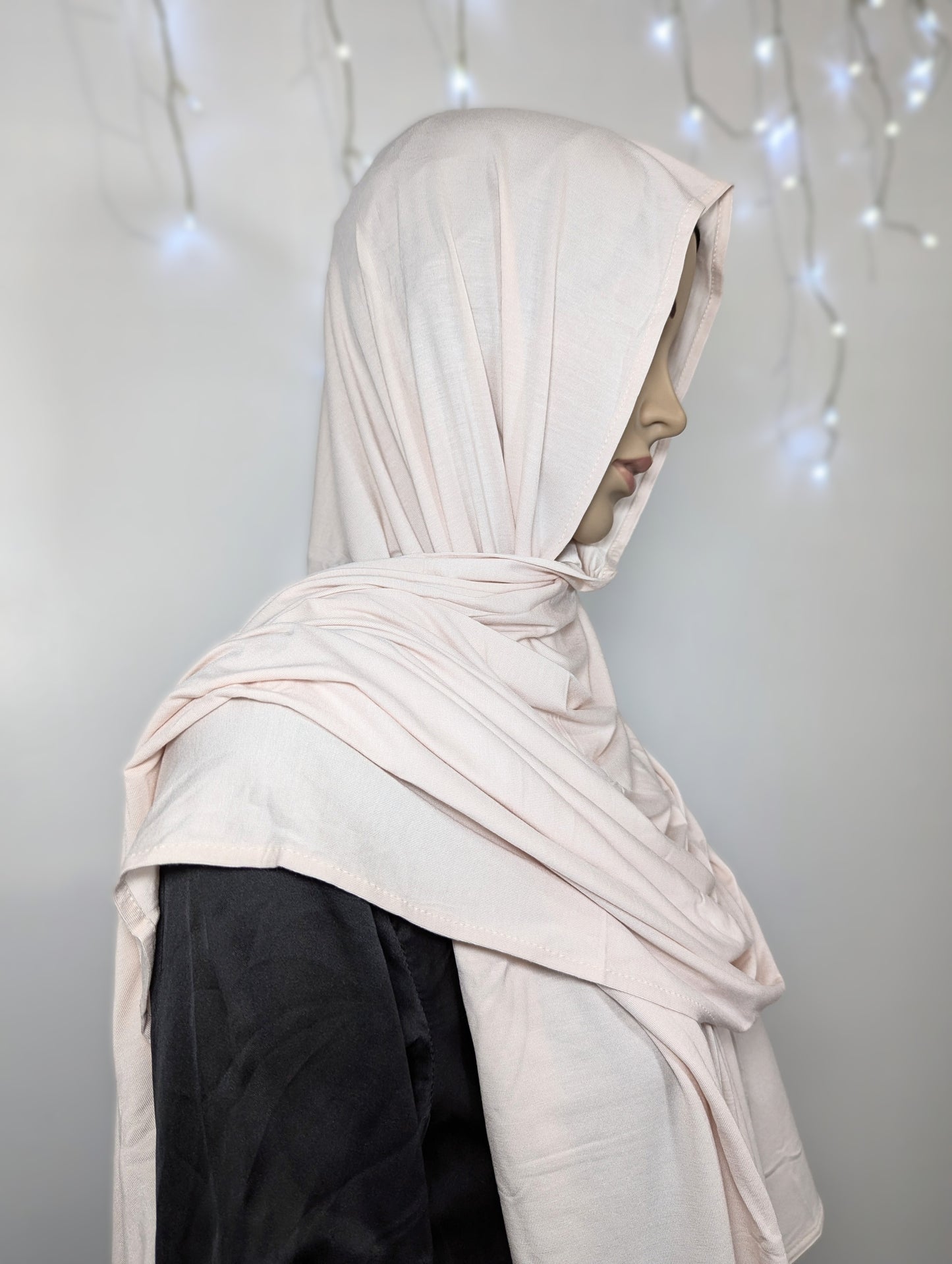 Plain Jersey Scarf -- Light Pink