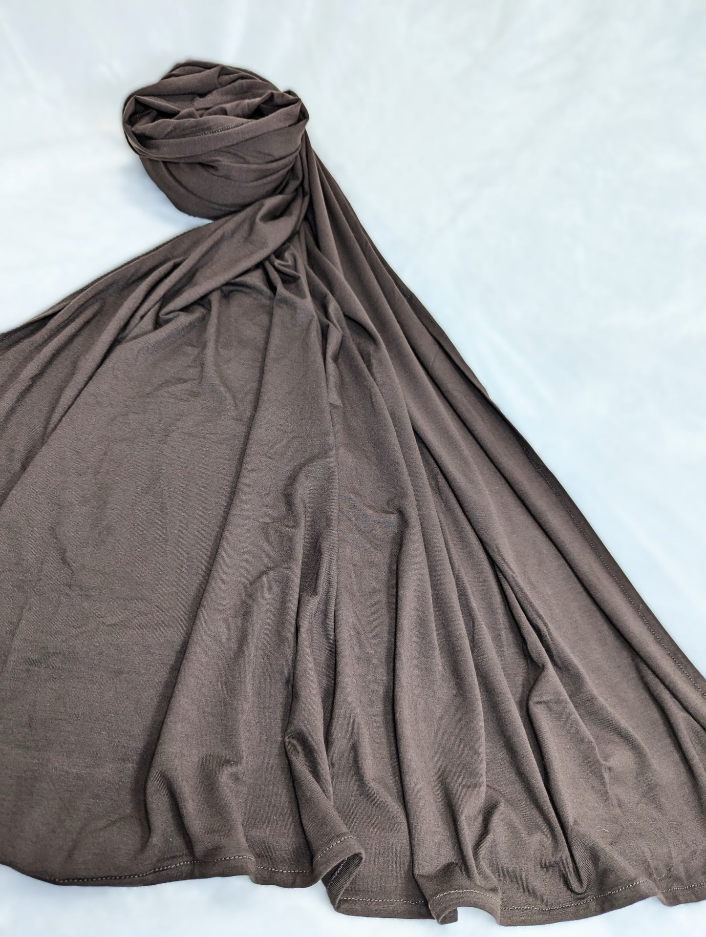 Plain Jersey Scarf -- Espresso