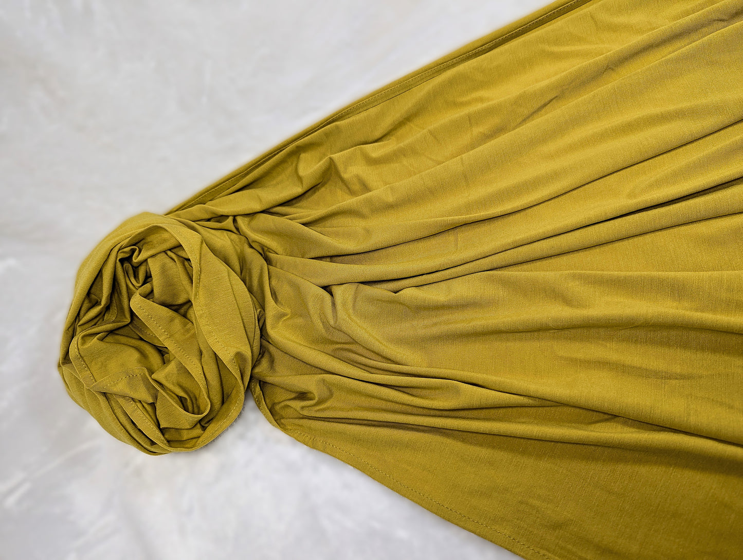 Plain Jersey Scarf -- Mustard