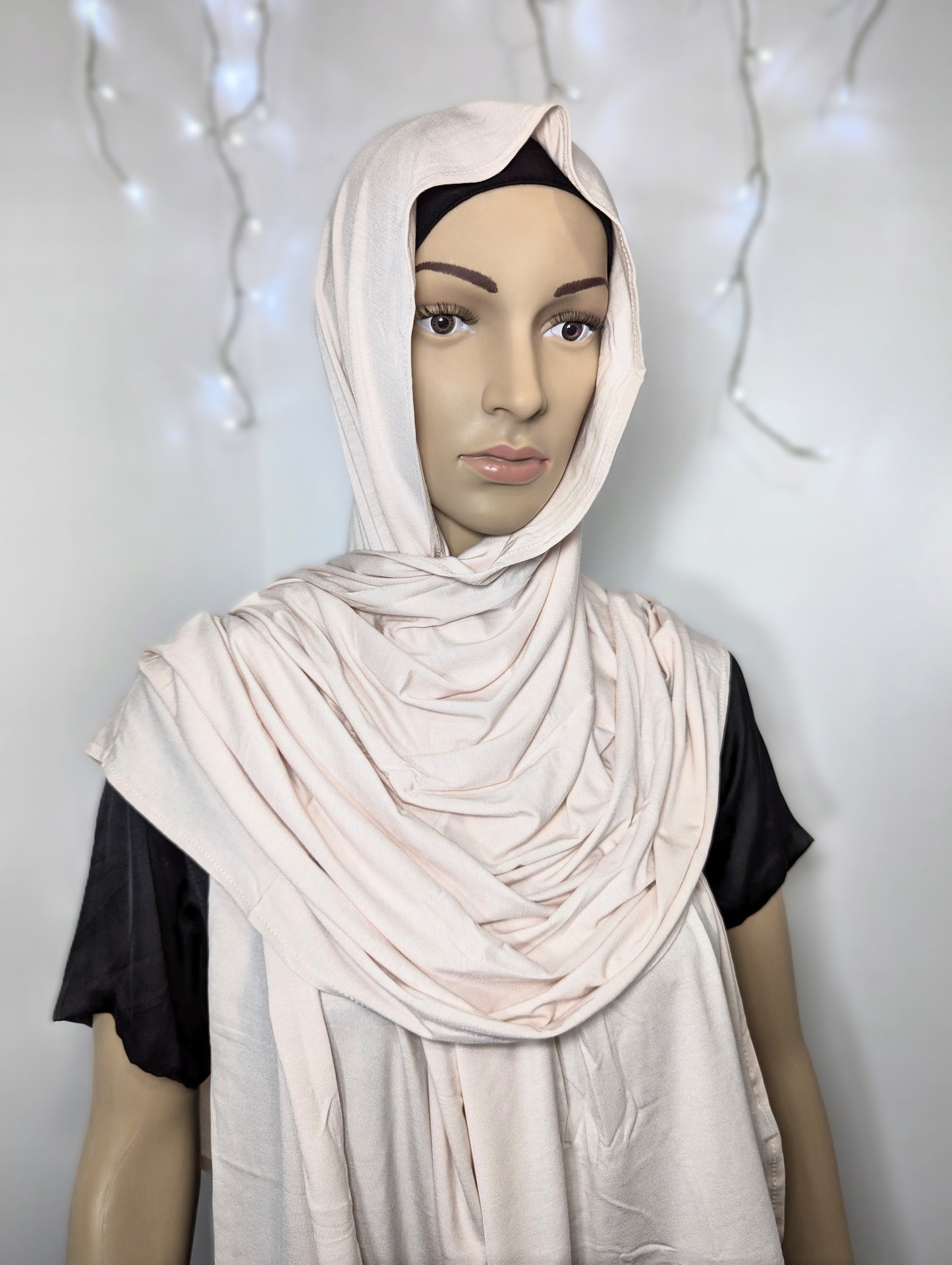 Plain Jersey Scarf -- Light Pink