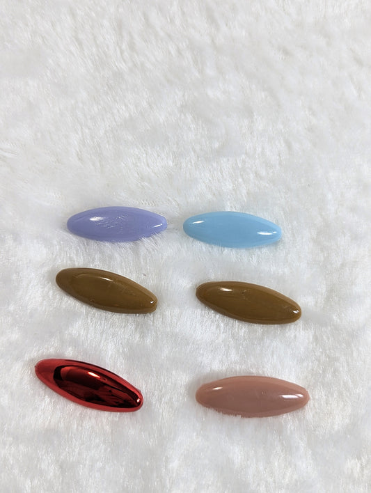 Colored Scarf Clips