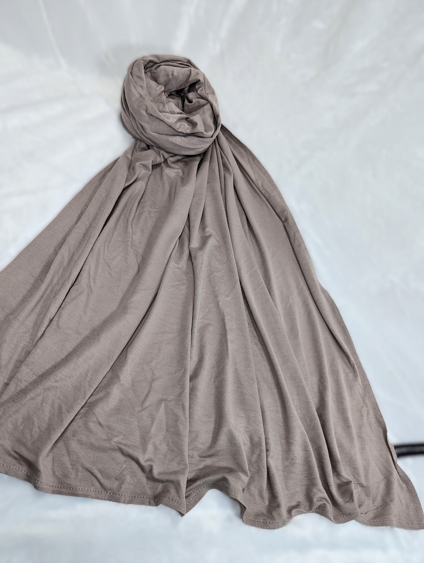 Plain Jersey Scarf -- Light Brown