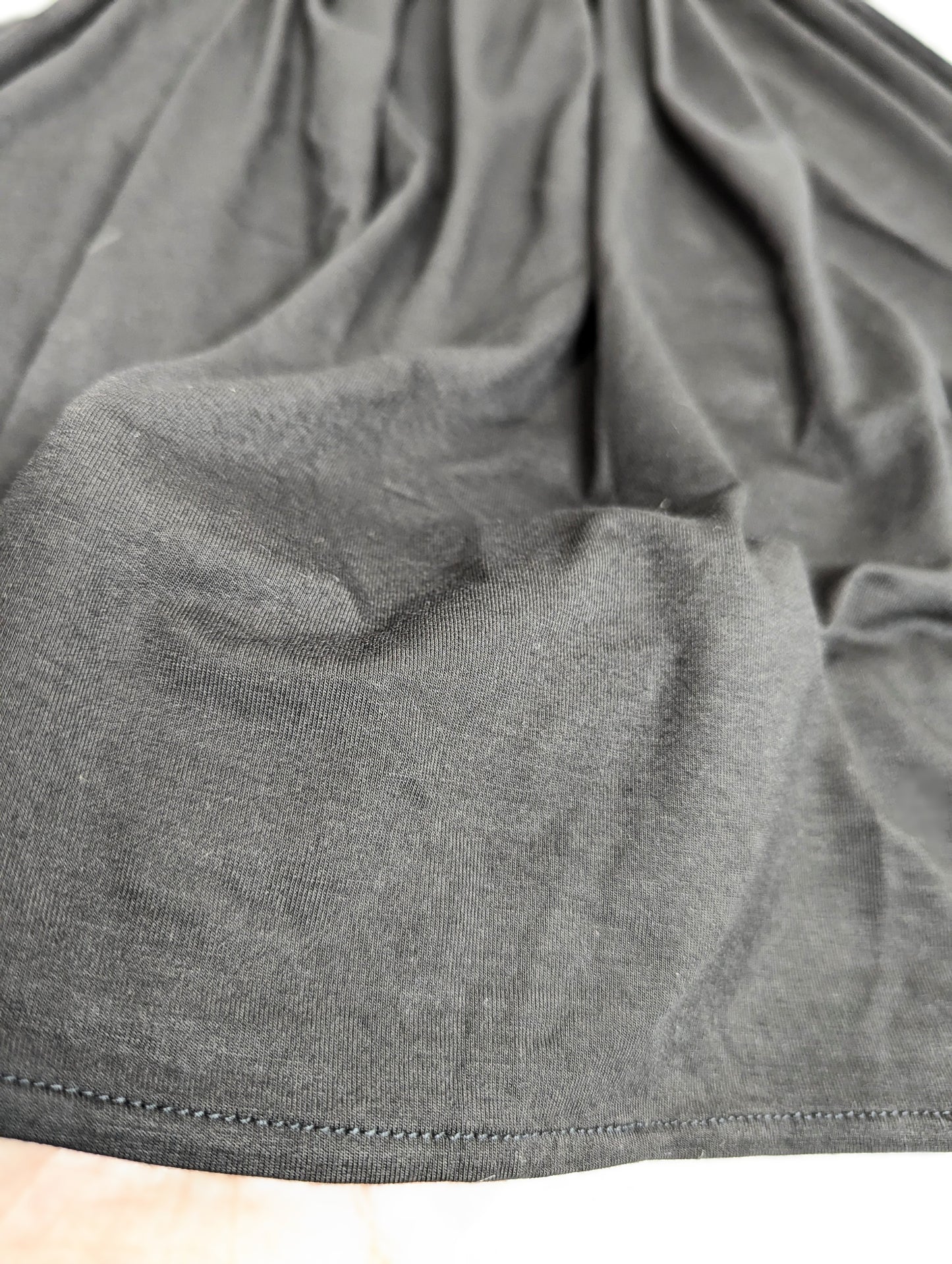 Plain Jersey Scarf -- Black
