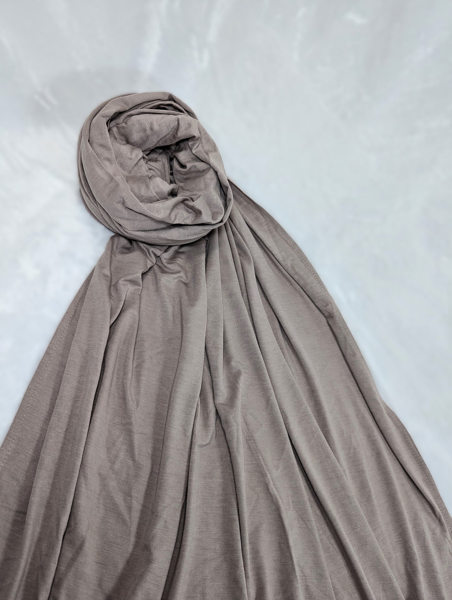 Plain Jersey Scarf -- Light Brown