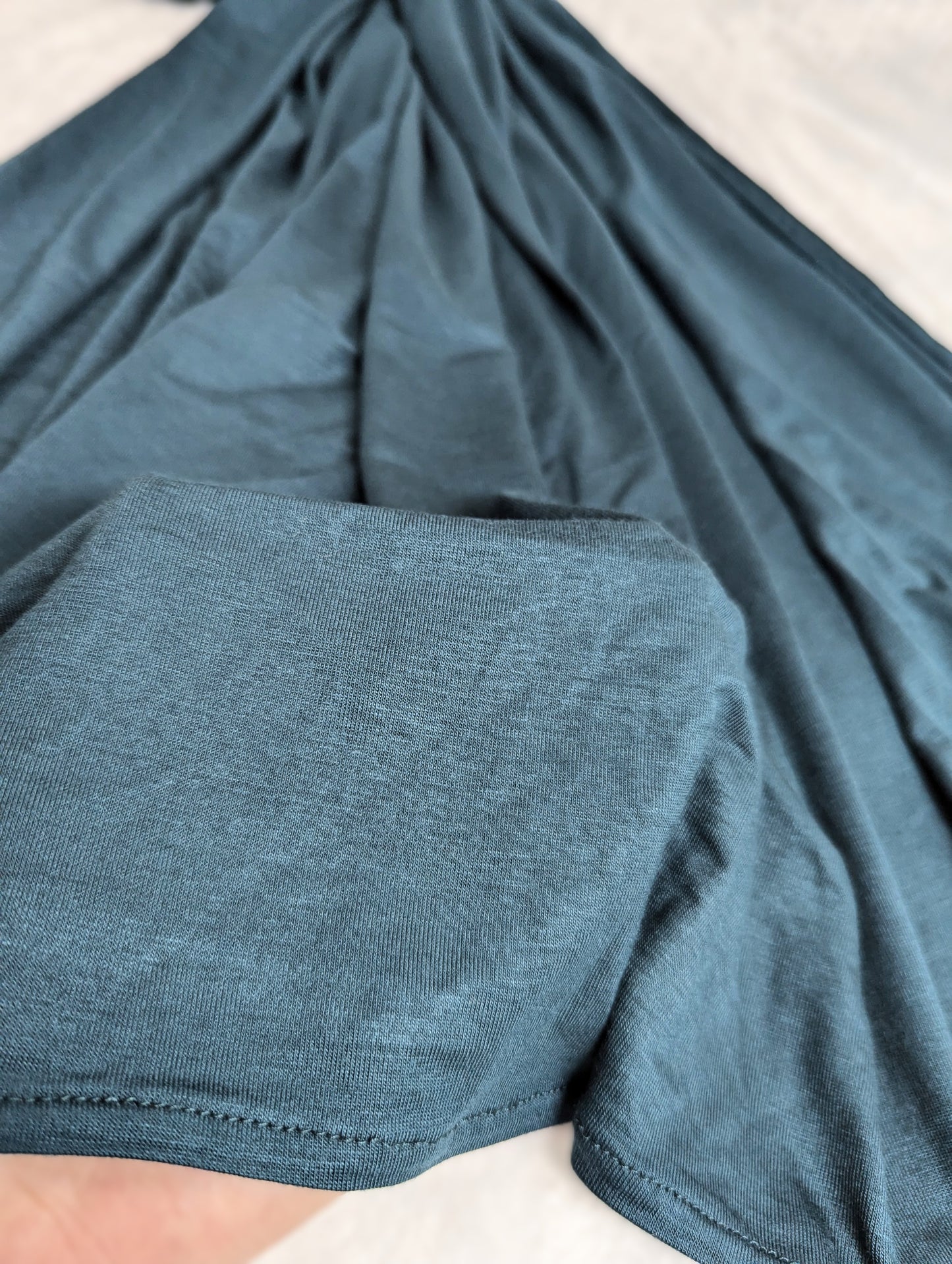 Plain Jersey Scarf -- Emerald Green