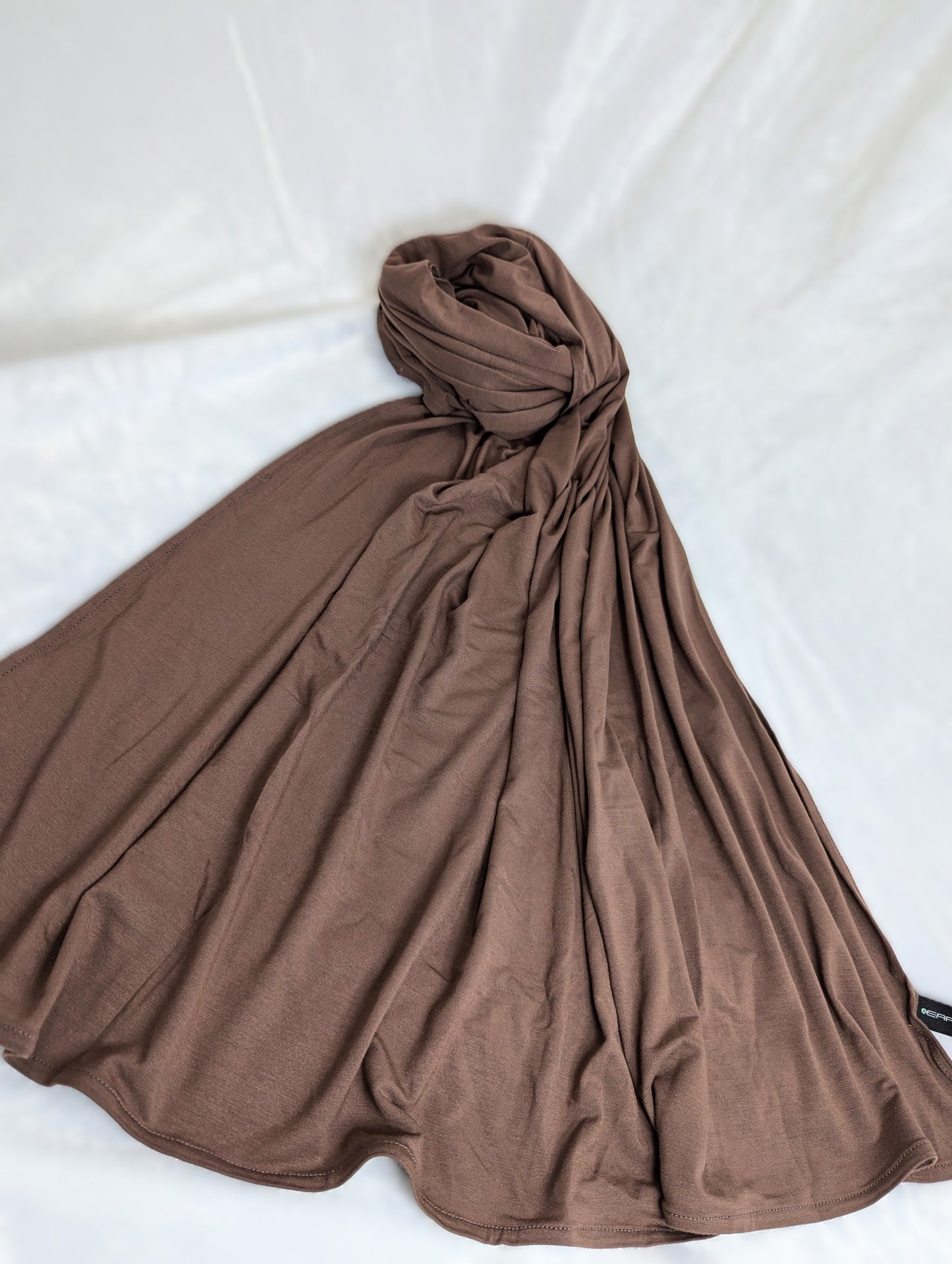 Plain Jersey Scarf -- Brown