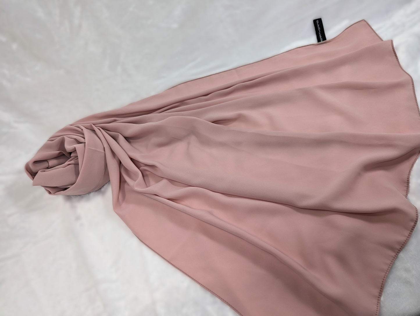 Plain Chiffon Scarf -- Pink