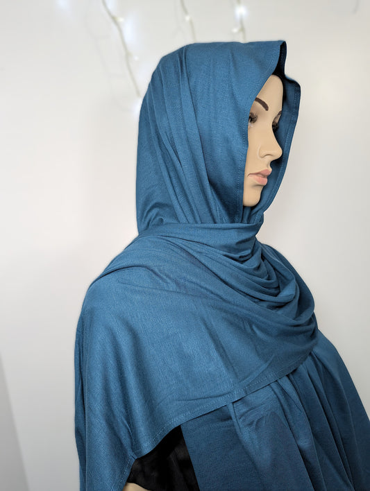 Plain Jersey Scarf -- Zinc