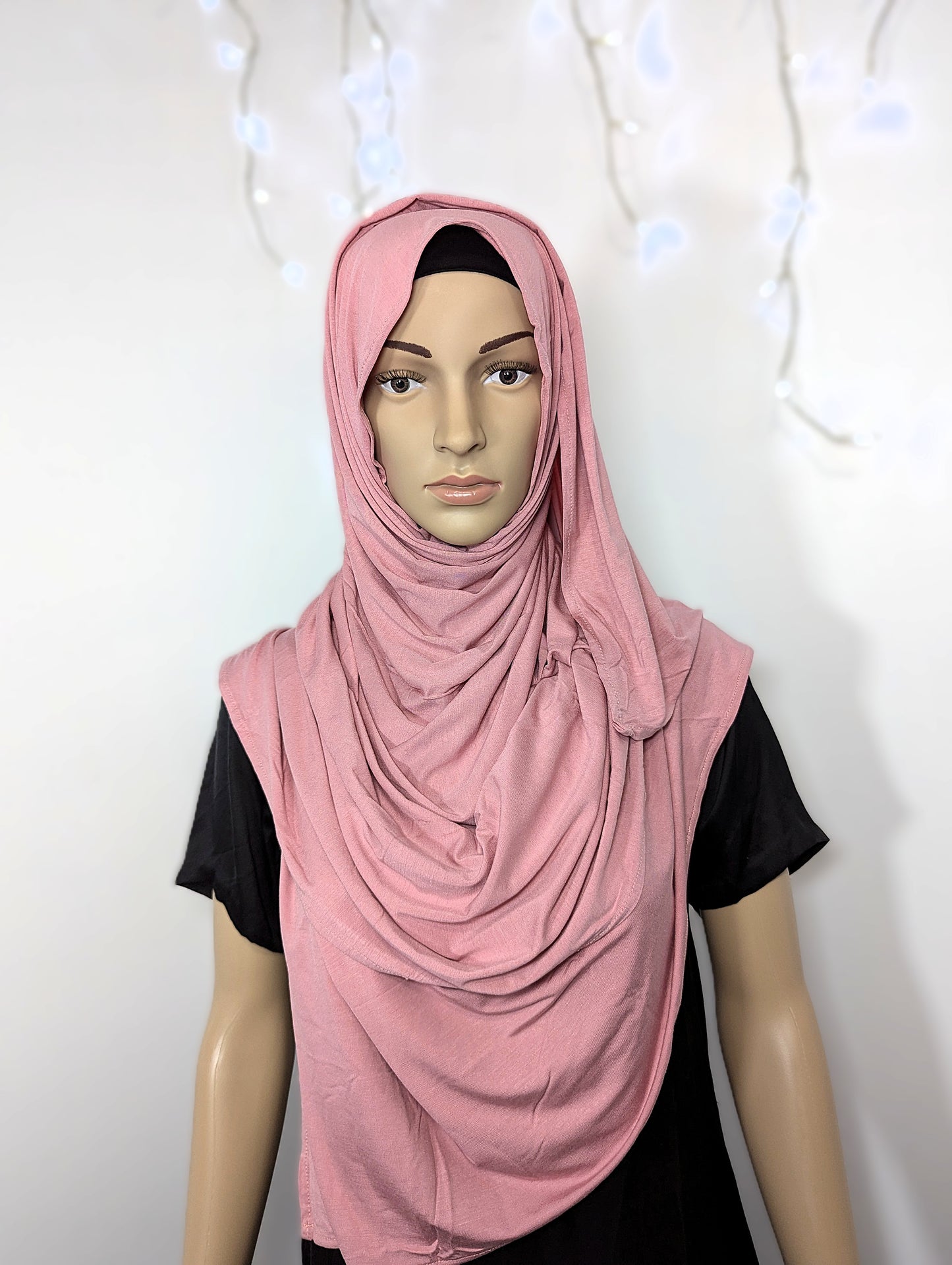 Plain Jersey Scarf -- Pink