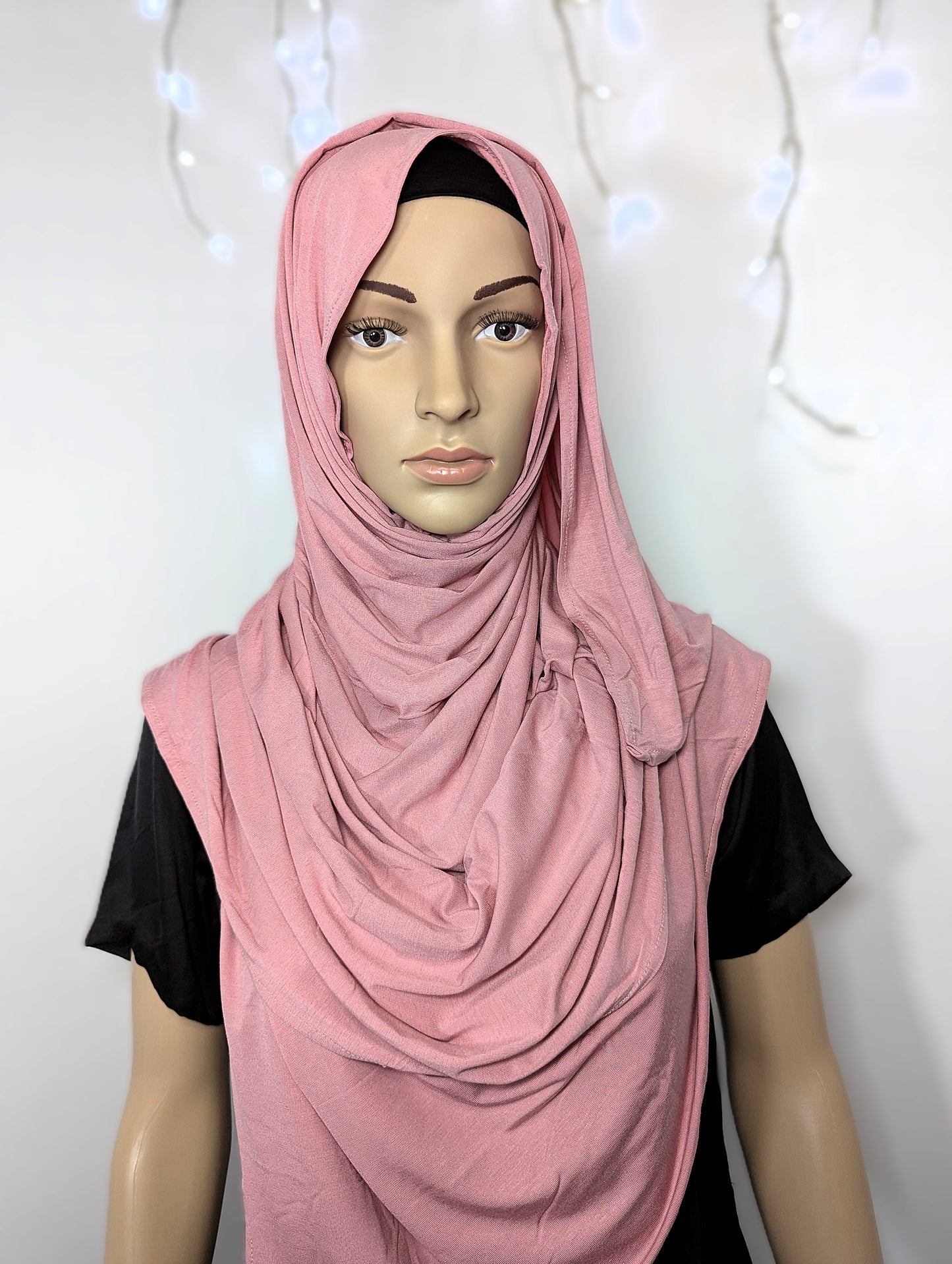 Plain Jersey Scarf -- Pink