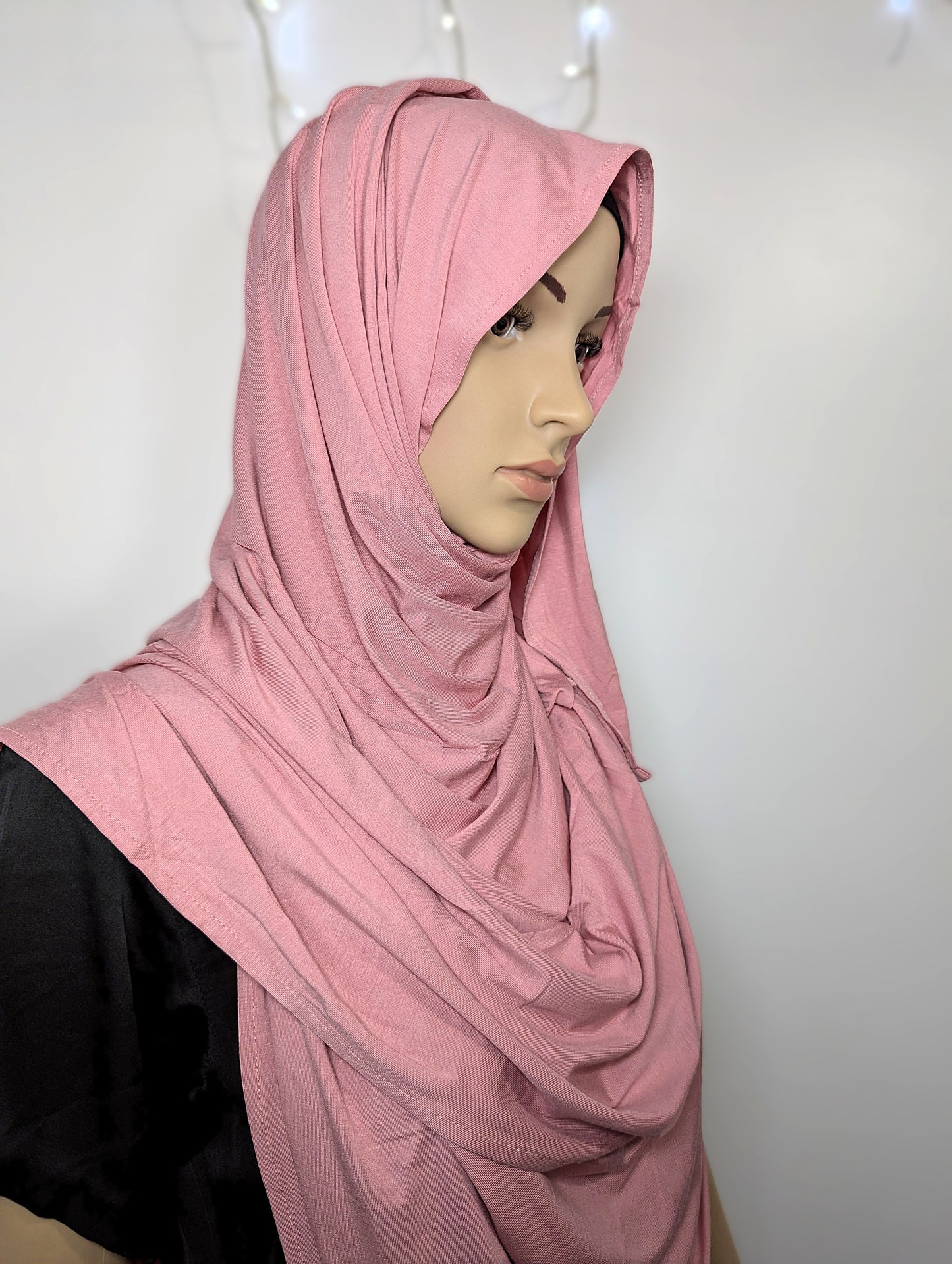 Plain Jersey Scarf -- Pink