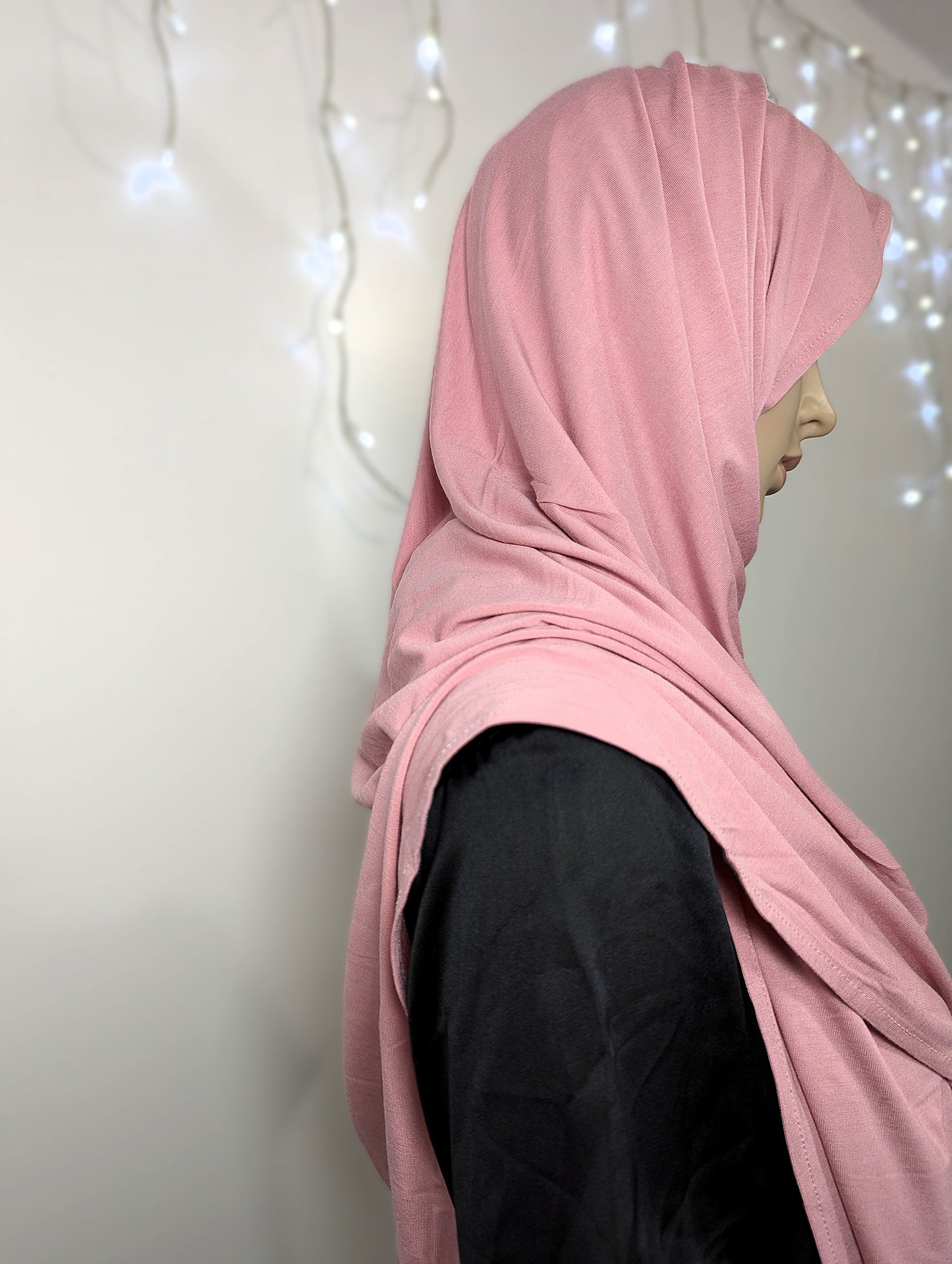 Plain Jersey Scarf -- Pink