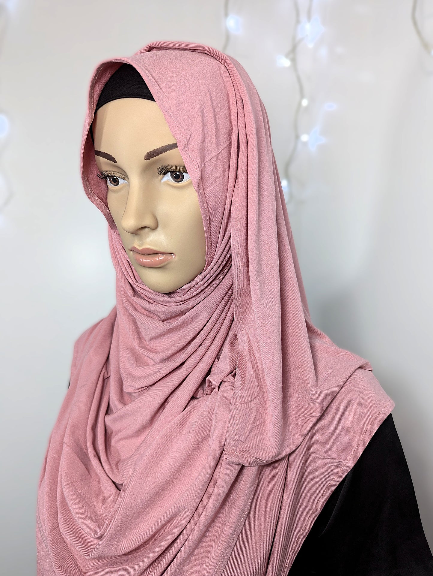 Plain Jersey Scarf -- Pink