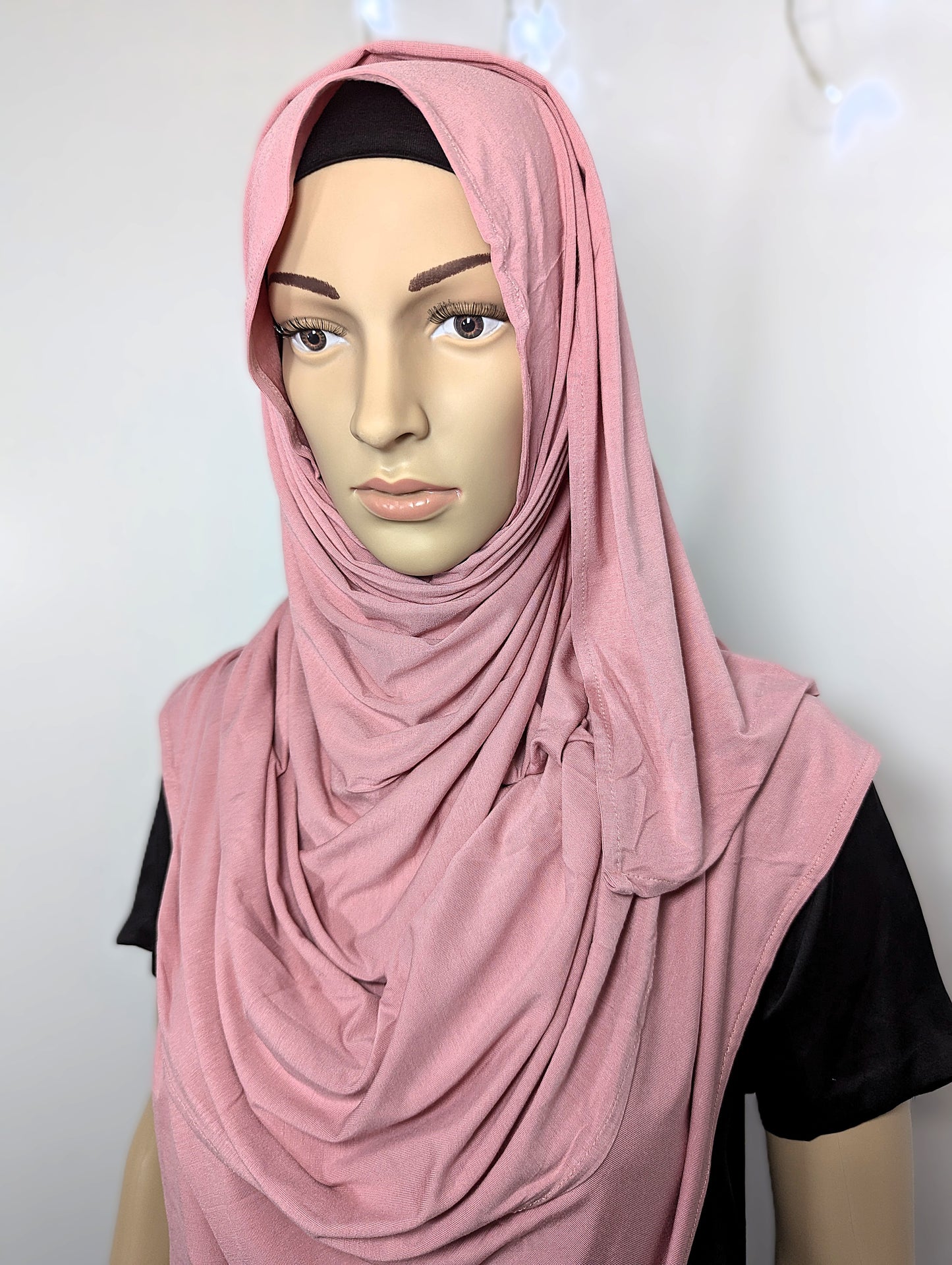 Plain Jersey Scarf -- Pink