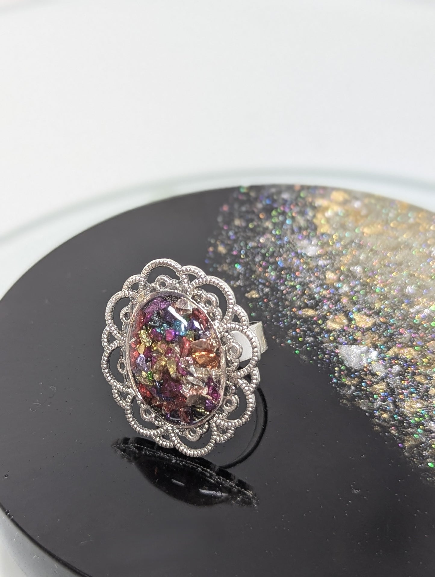 Multi-Stones Resin Ring