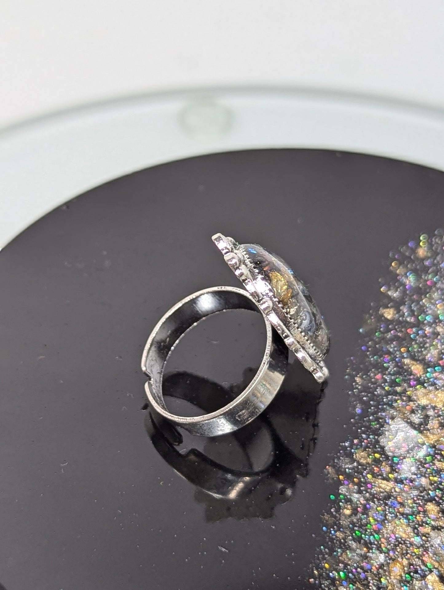 Mix Stones Resin Ring