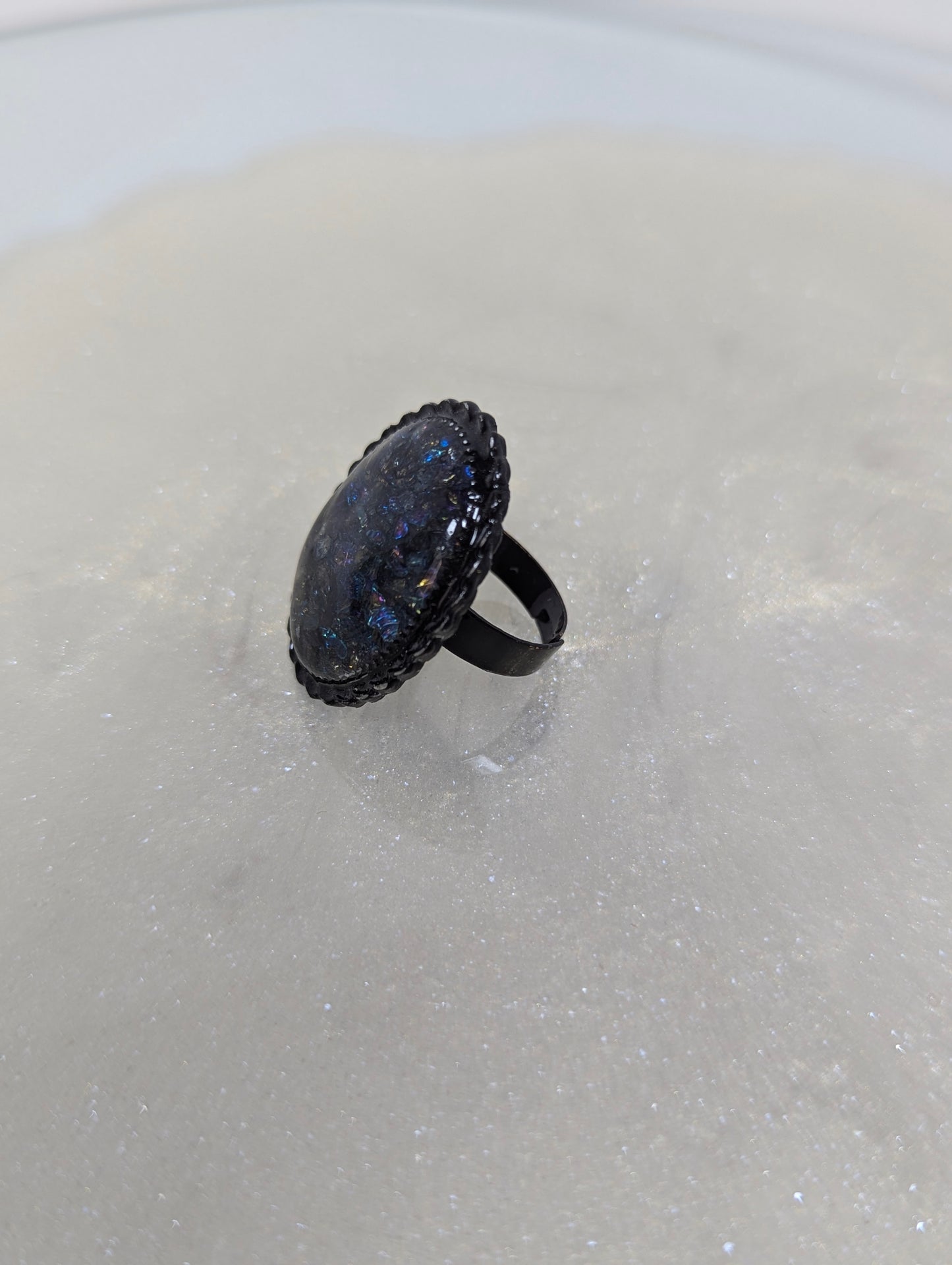 Mixed Stones Resin Ring