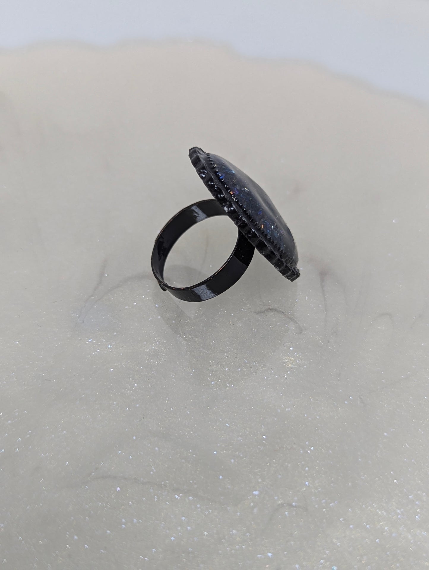 Mixed Stones Resin Ring