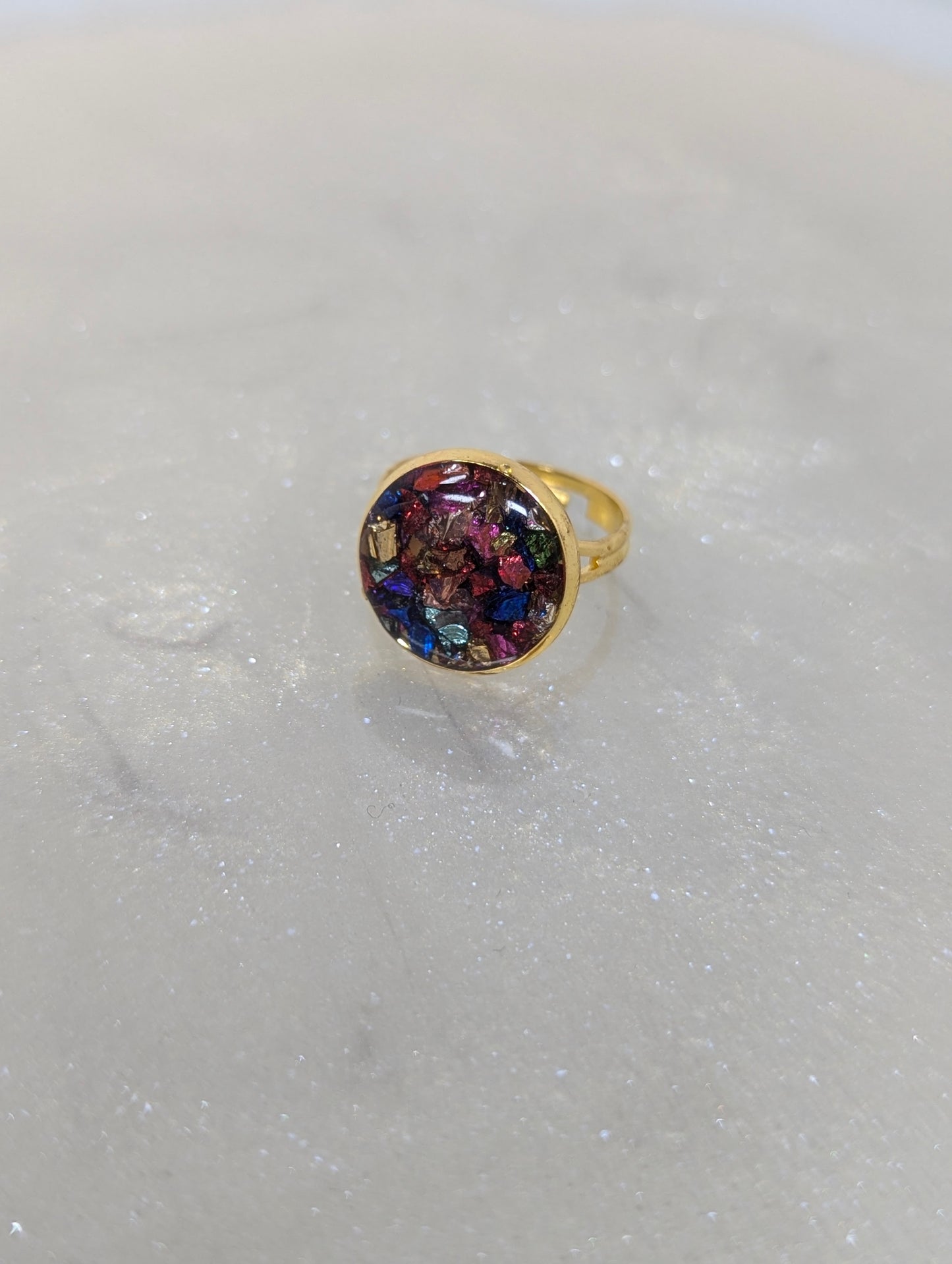 Multi-Stones Resin Ring