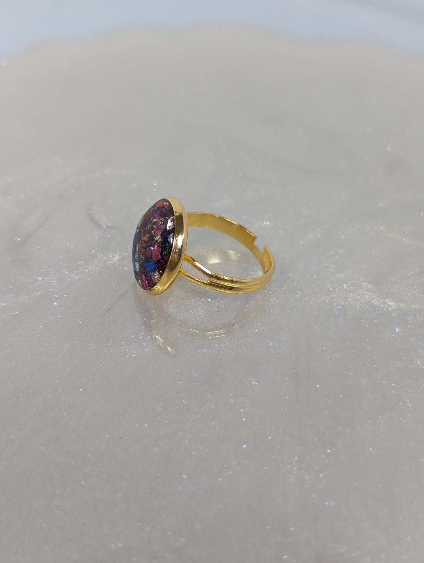 Multi-Stones Resin Ring