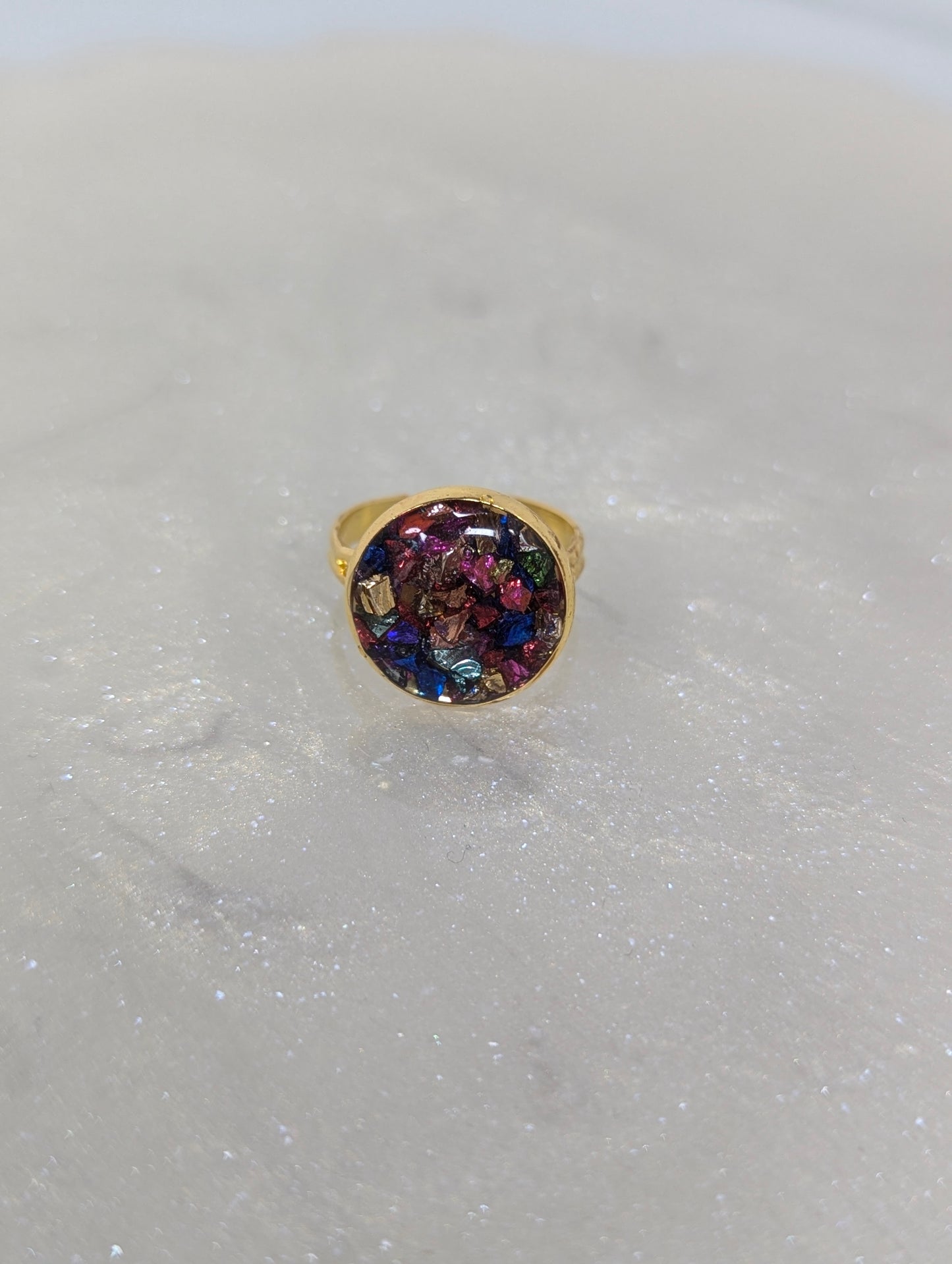 Multi-Stones Resin Ring