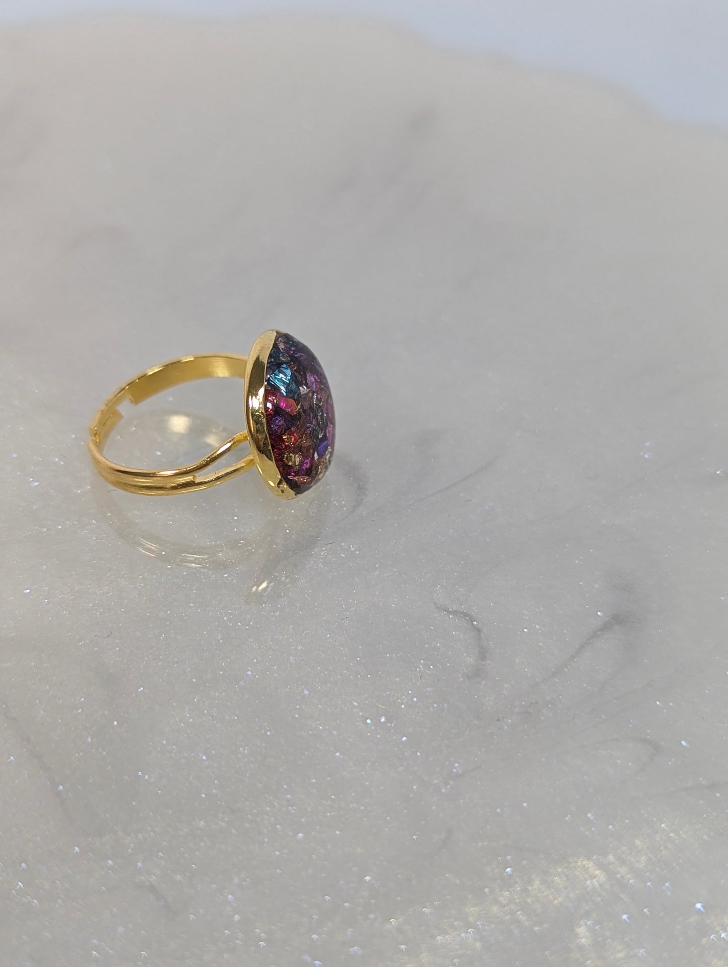 Multi-Stones Resin Ring