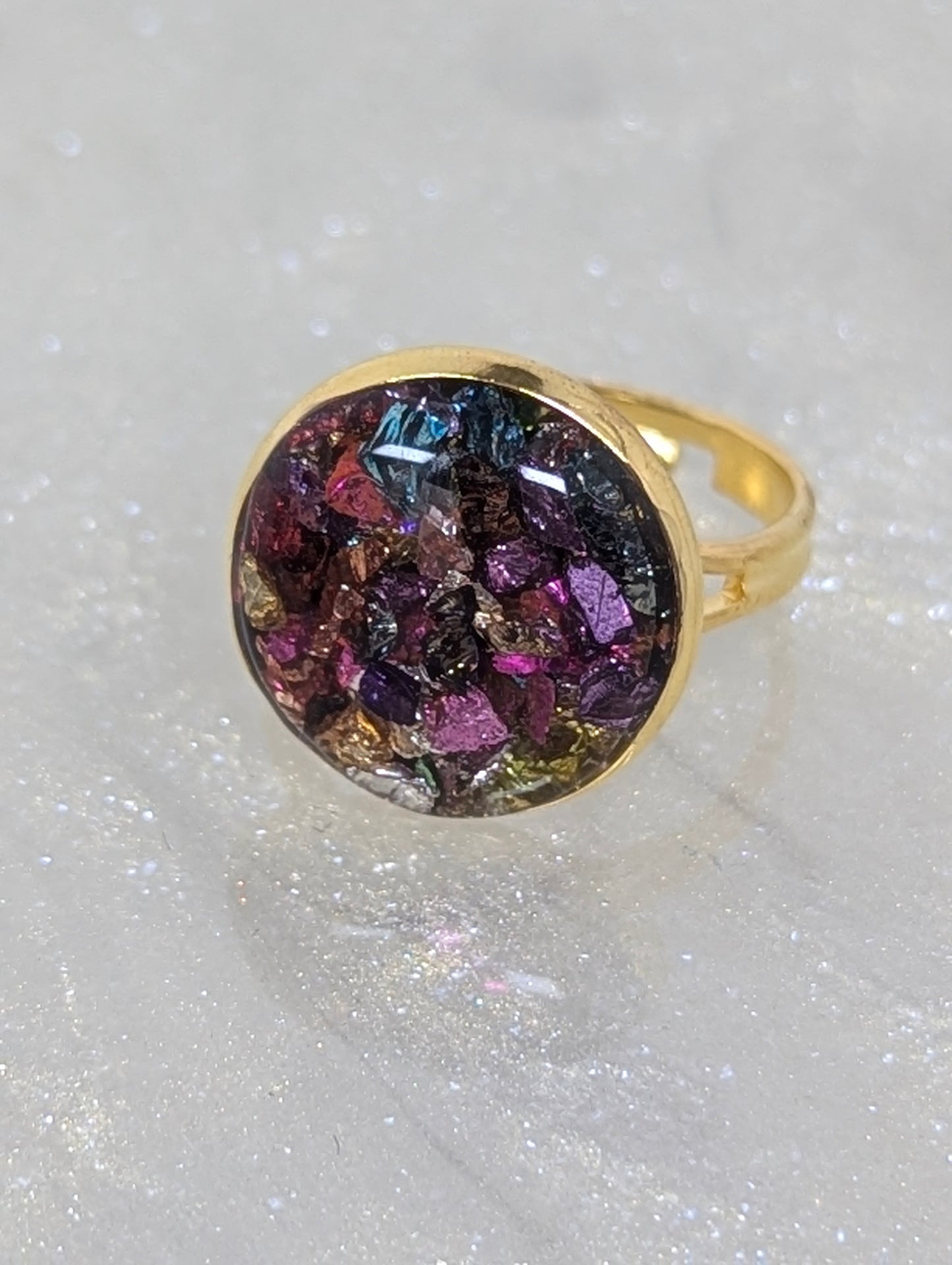 Multi-Stones Resin Ring