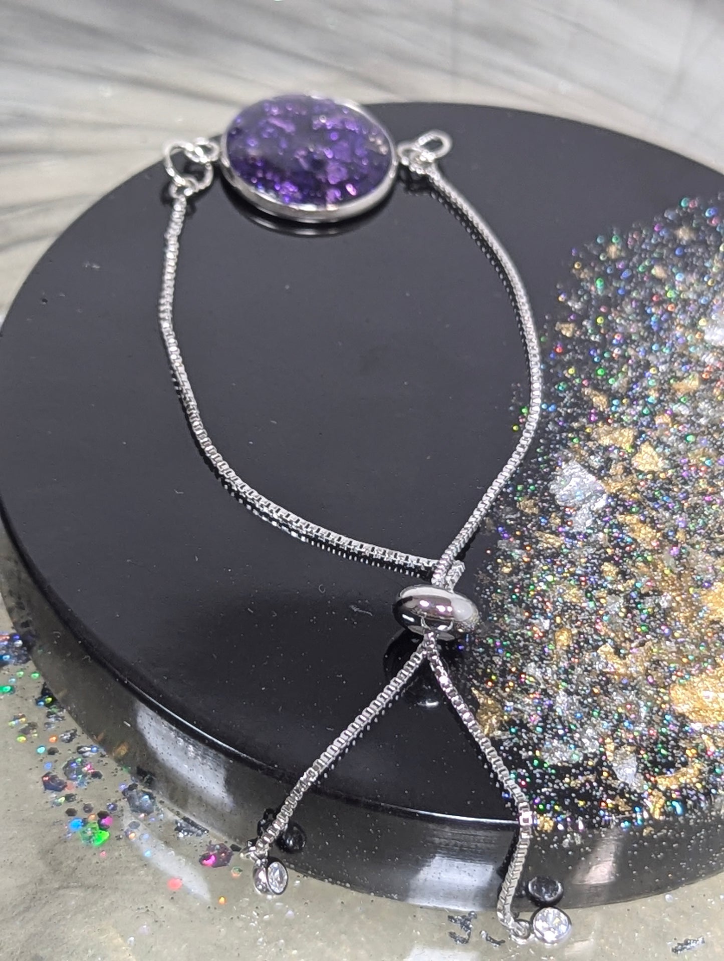 Purple Stones Bracelet