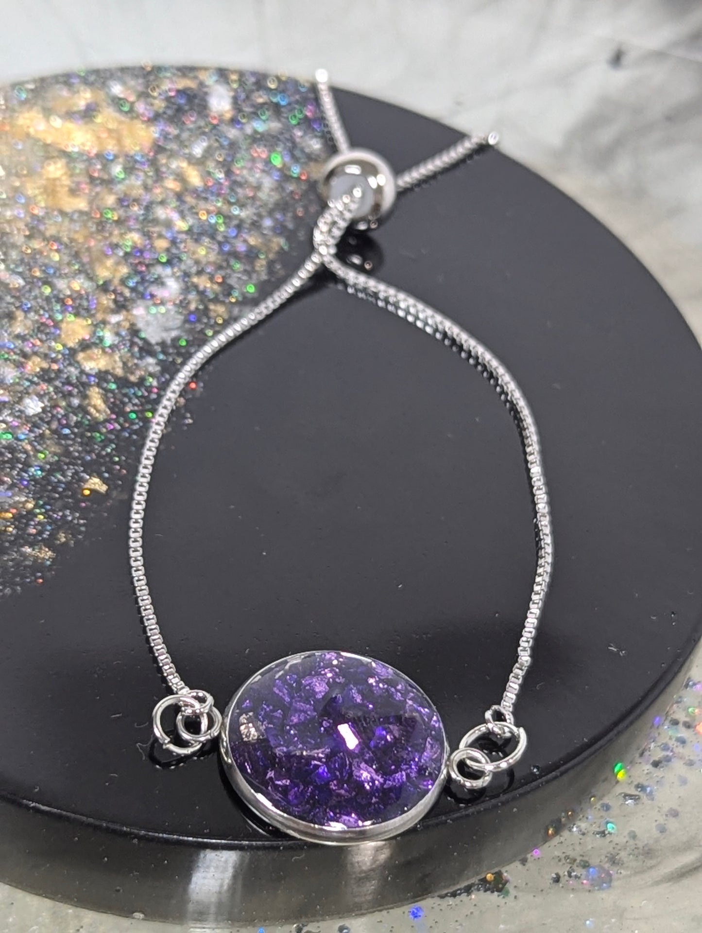 Purple Stones Bracelet